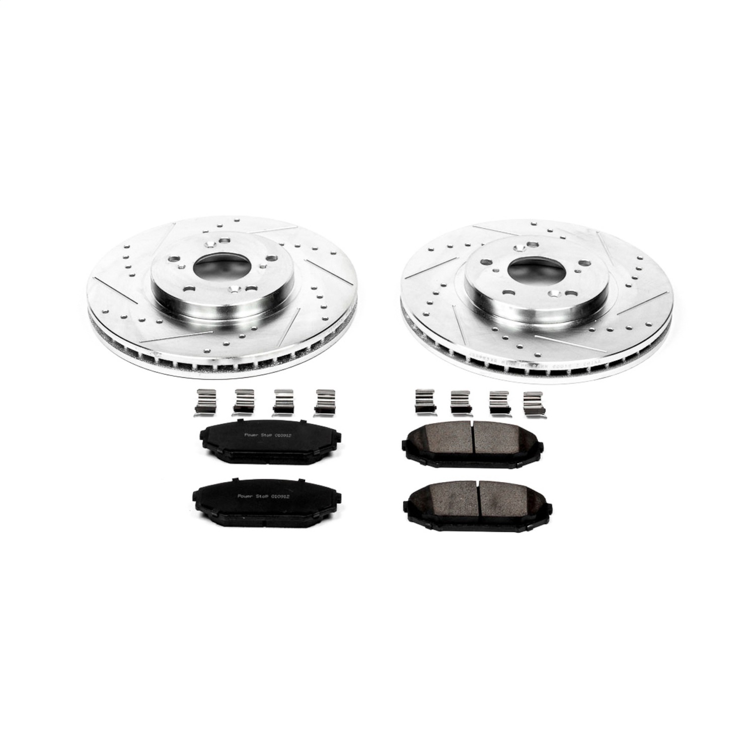 Power Stop - K2299 - Front - Disc Brake Pad and Rotor Kit