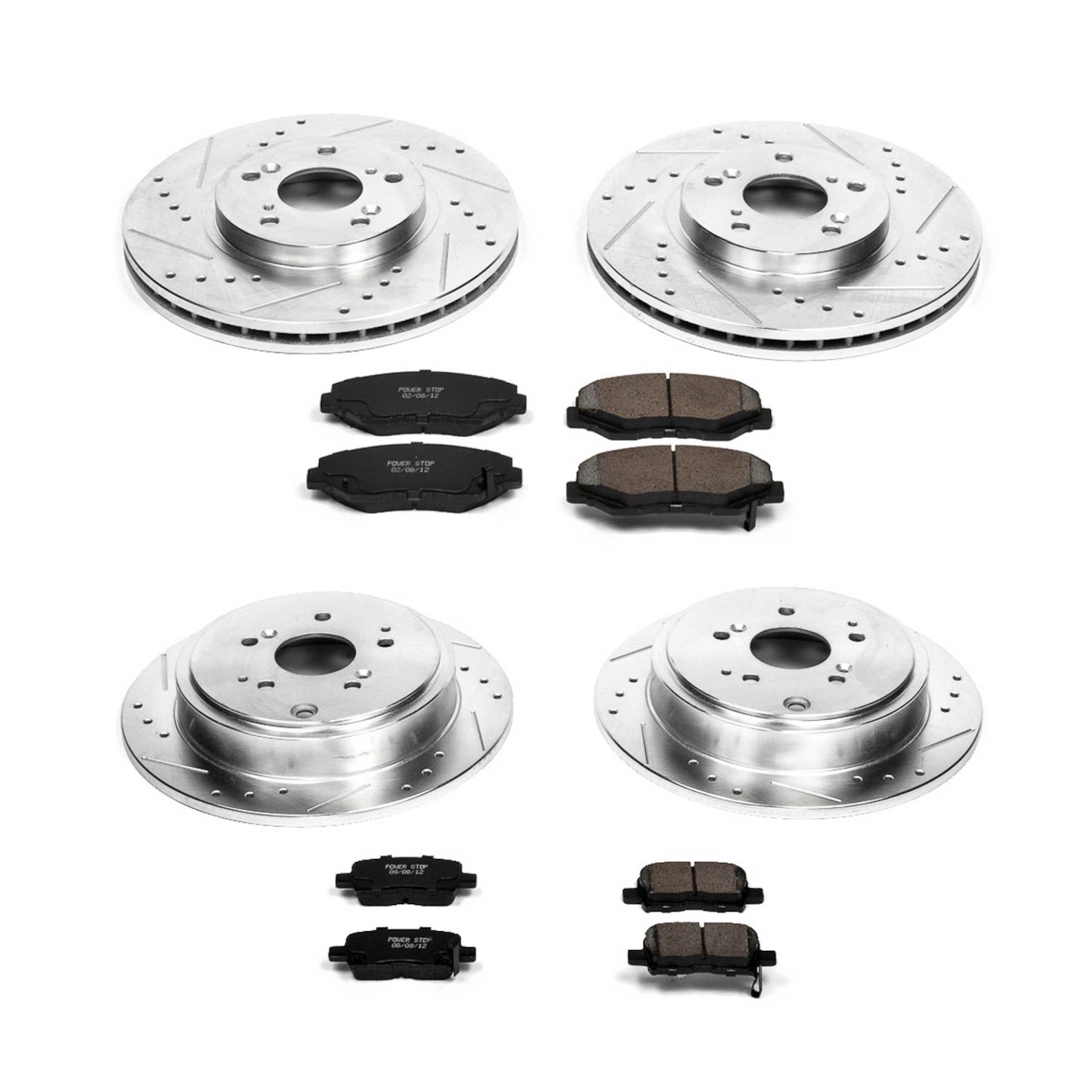 Power Stop - K2303 - Front and Rear - Disc Brake Pad and Rotor Kit