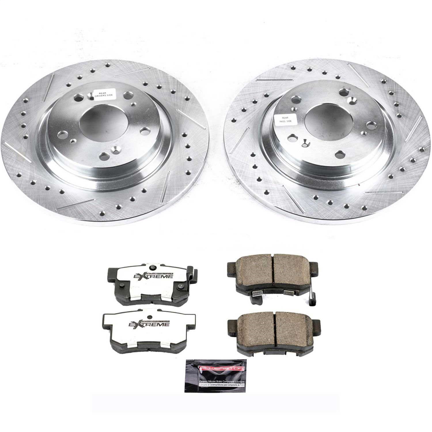 Power Stop - K2310-26 - Rear - Disc Brake Pad and Rotor Kit