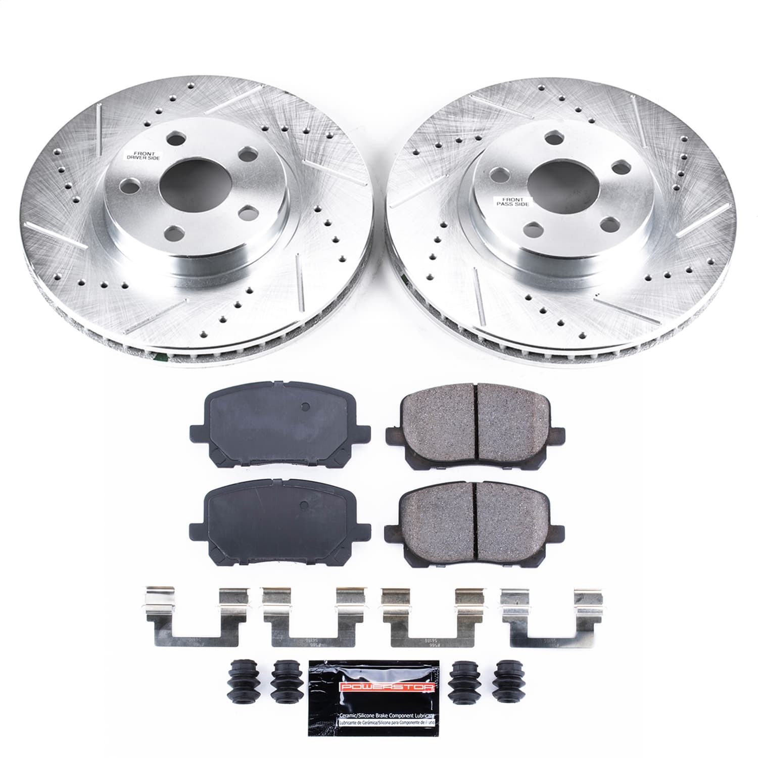 Power Stop - K2316 - Front - Disc Brake Pad and Rotor Kit