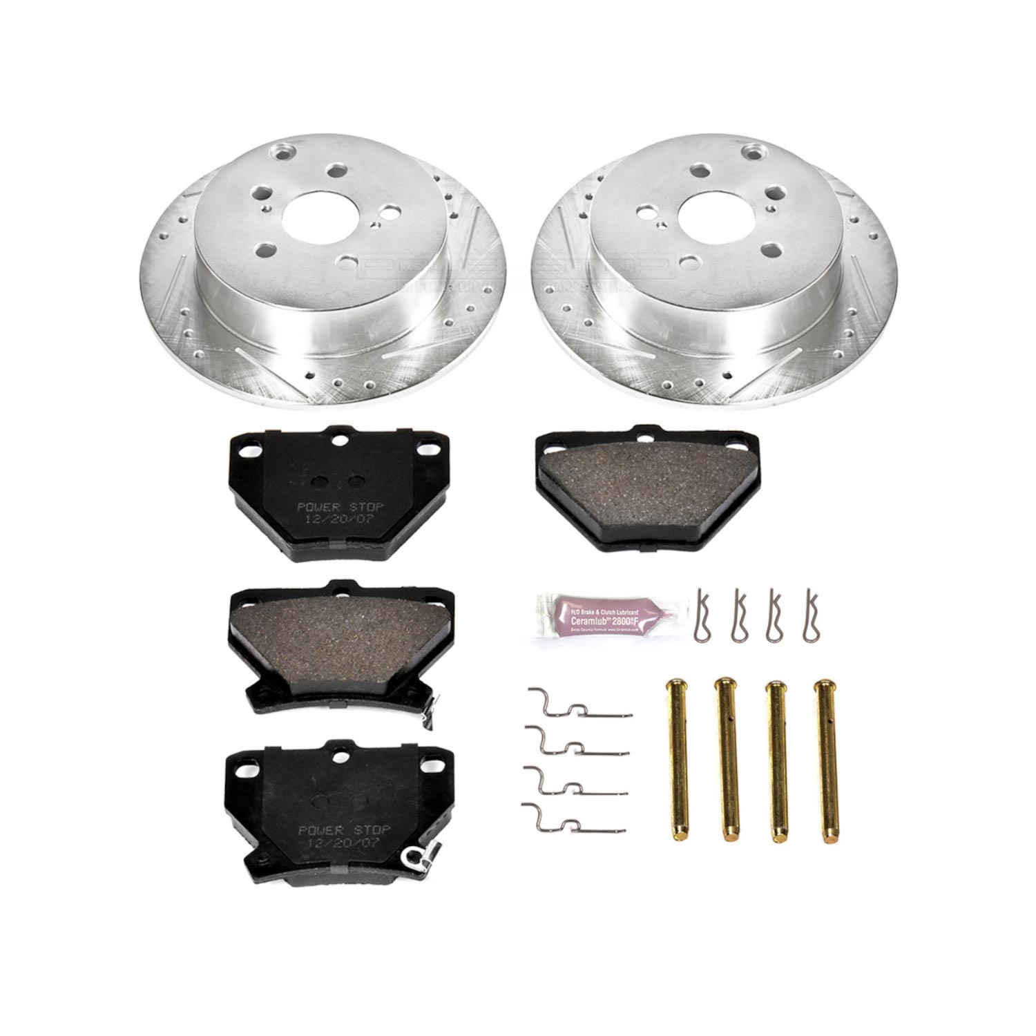 Power Stop - K2318 - Rear - Disc Brake Pad and Rotor Kit