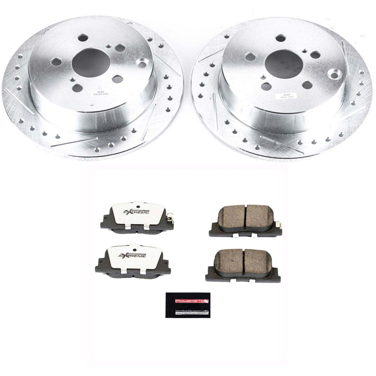 Power Stop - K2319-26 - Rear - Disc Brake Pad and Rotor Kit
