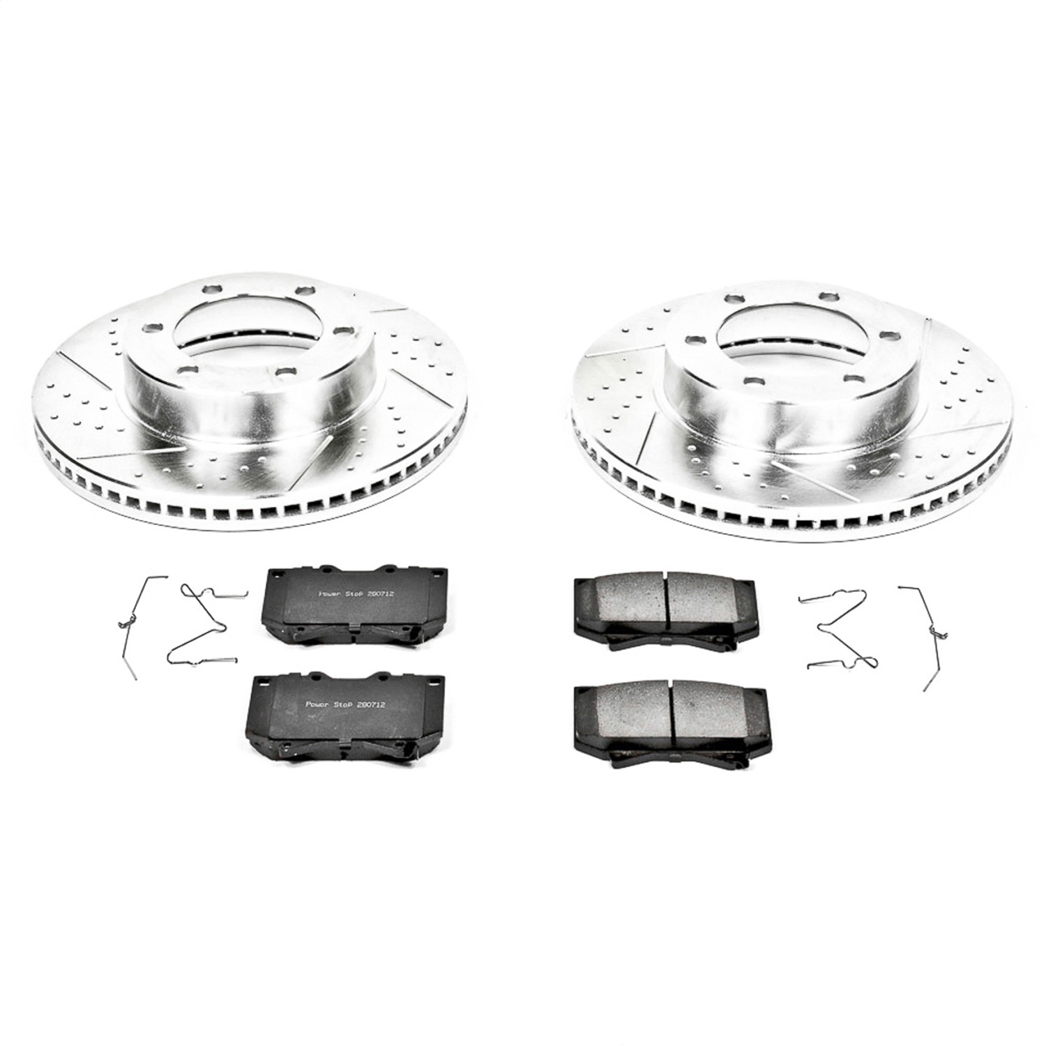 Power Stop - K2323 - Front - Disc Brake Pad and Rotor Kit