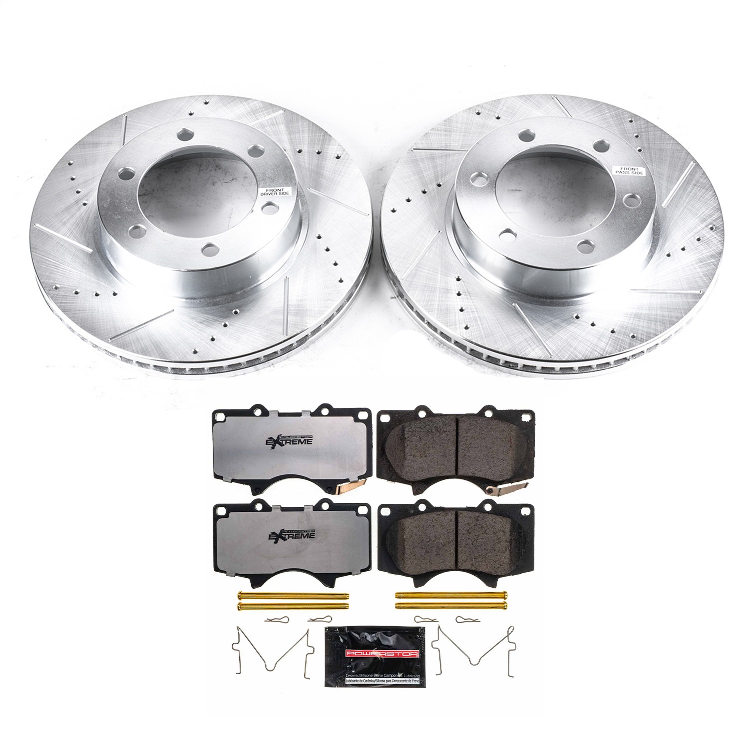Power Stop - K2324-36 - Front - Disc Brake Pad and Rotor Kit