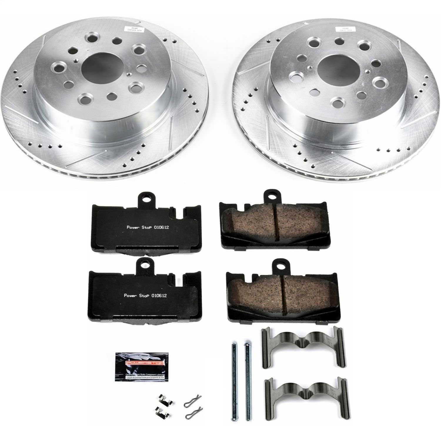 Power Stop - K2329 - Rear - Disc Brake Pad and Rotor Kit