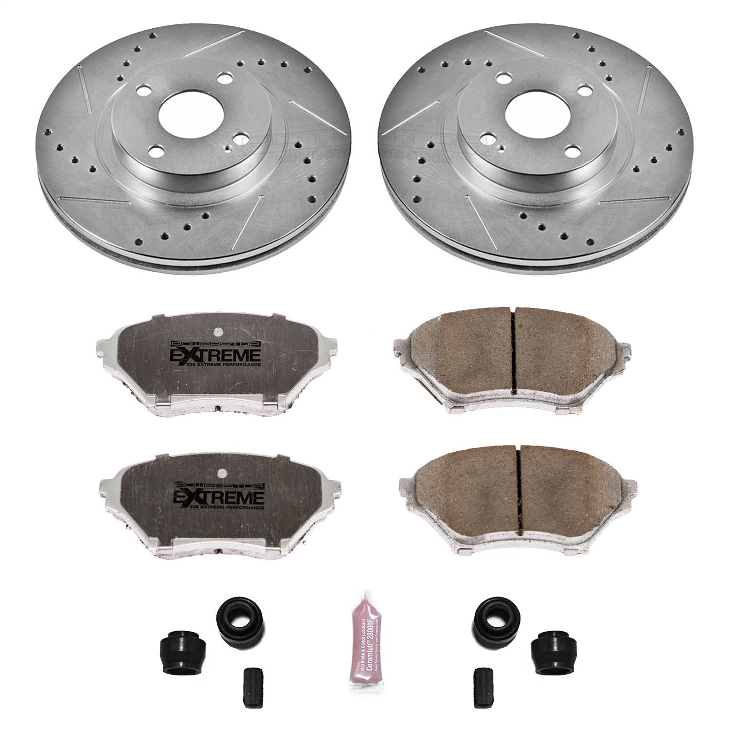 Power Stop - K2353-26 - Front - Disc Brake Pad and Rotor Kit