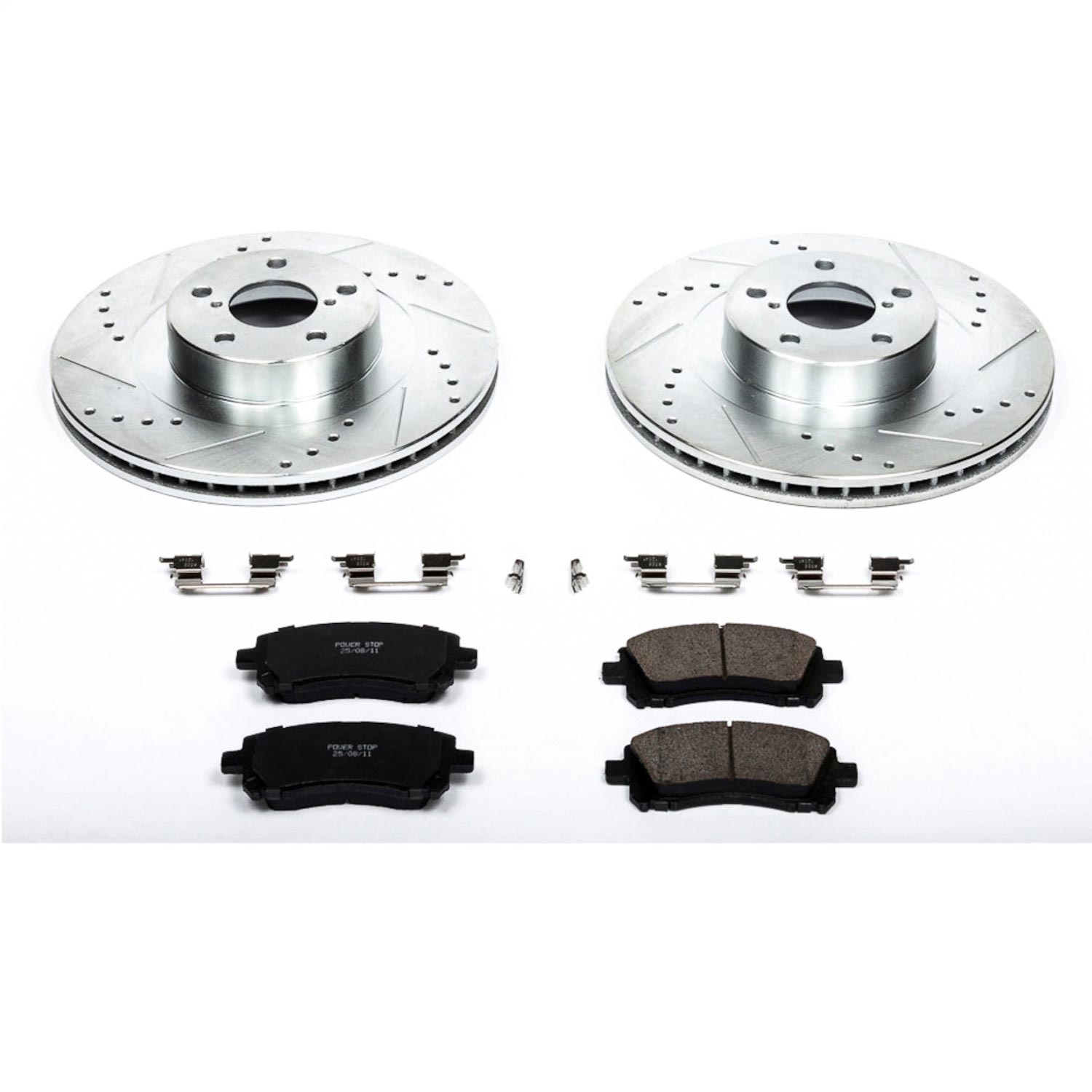 Power Stop - K2369 - Front - Disc Brake Pad and Rotor Kit