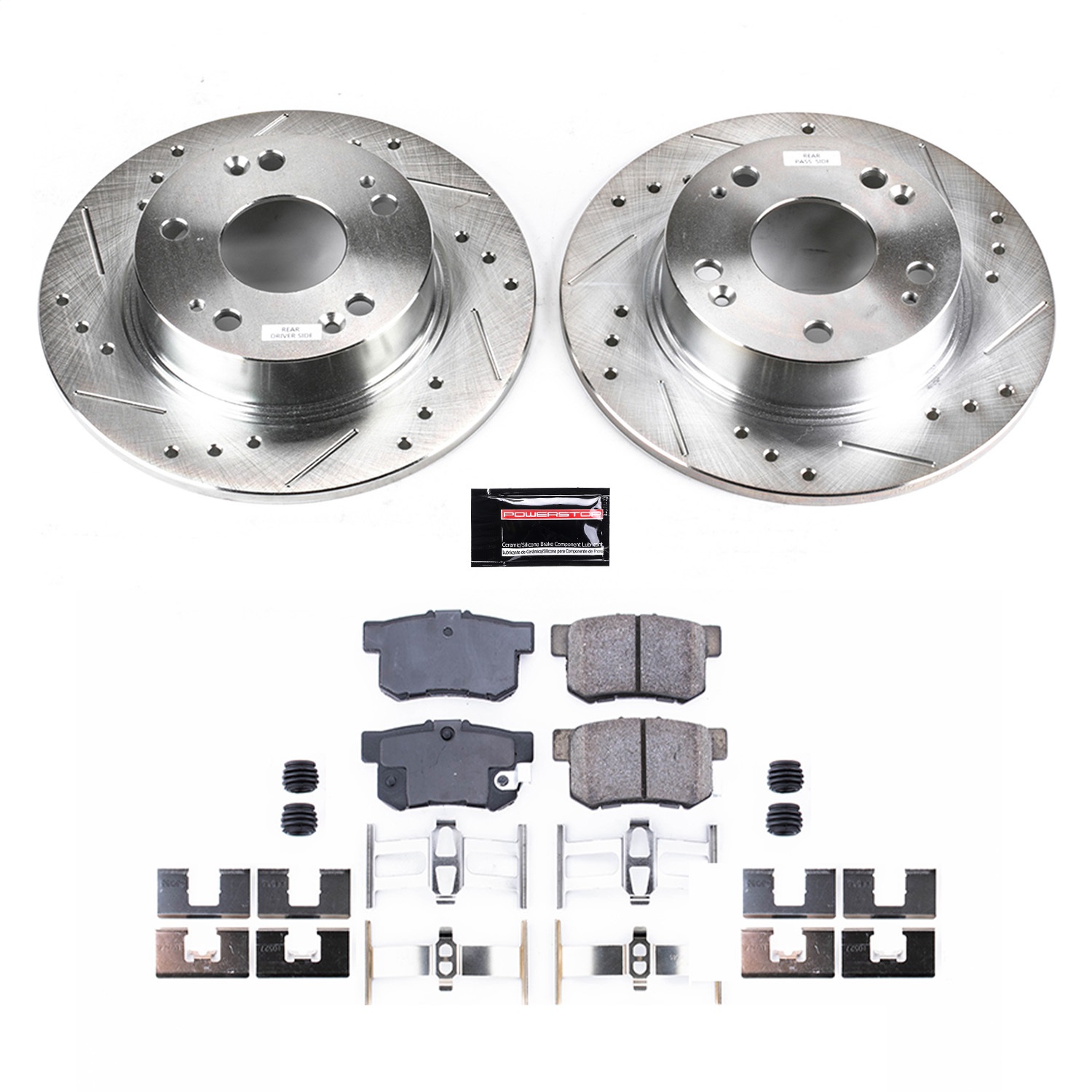 Power Stop - K2391 - Rear - Disc Brake Pad and Rotor Kit