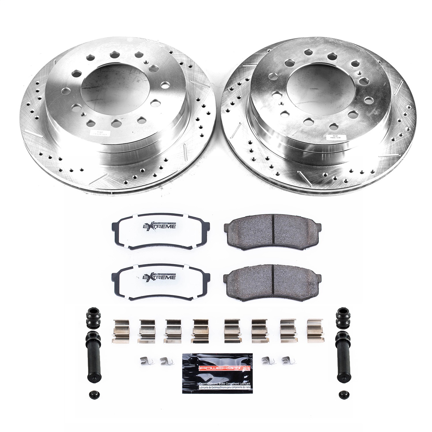 Power Stop - K2405-36 - Rear - Disc Brake Pad and Rotor Kit