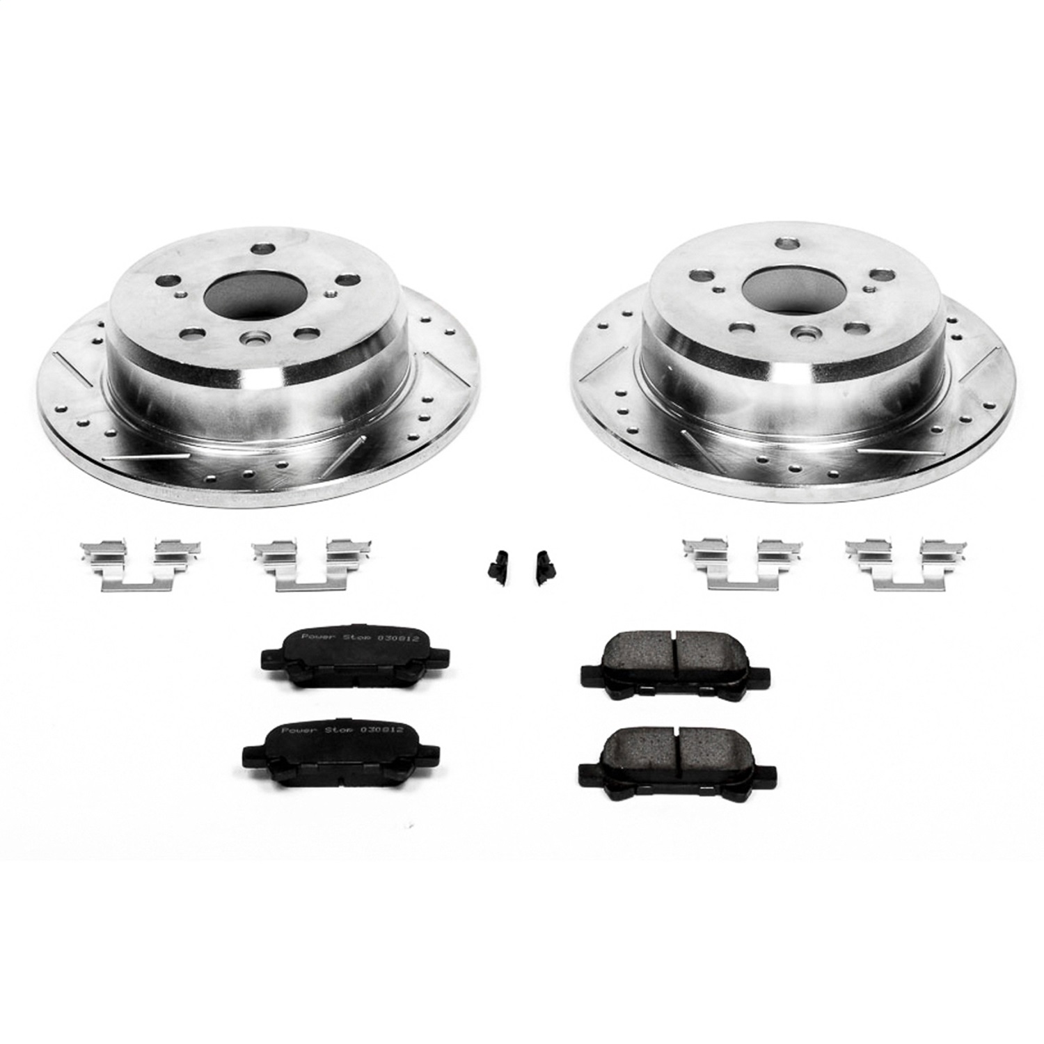 Power Stop - K2417 - Rear - Disc Brake Pad and Rotor Kit