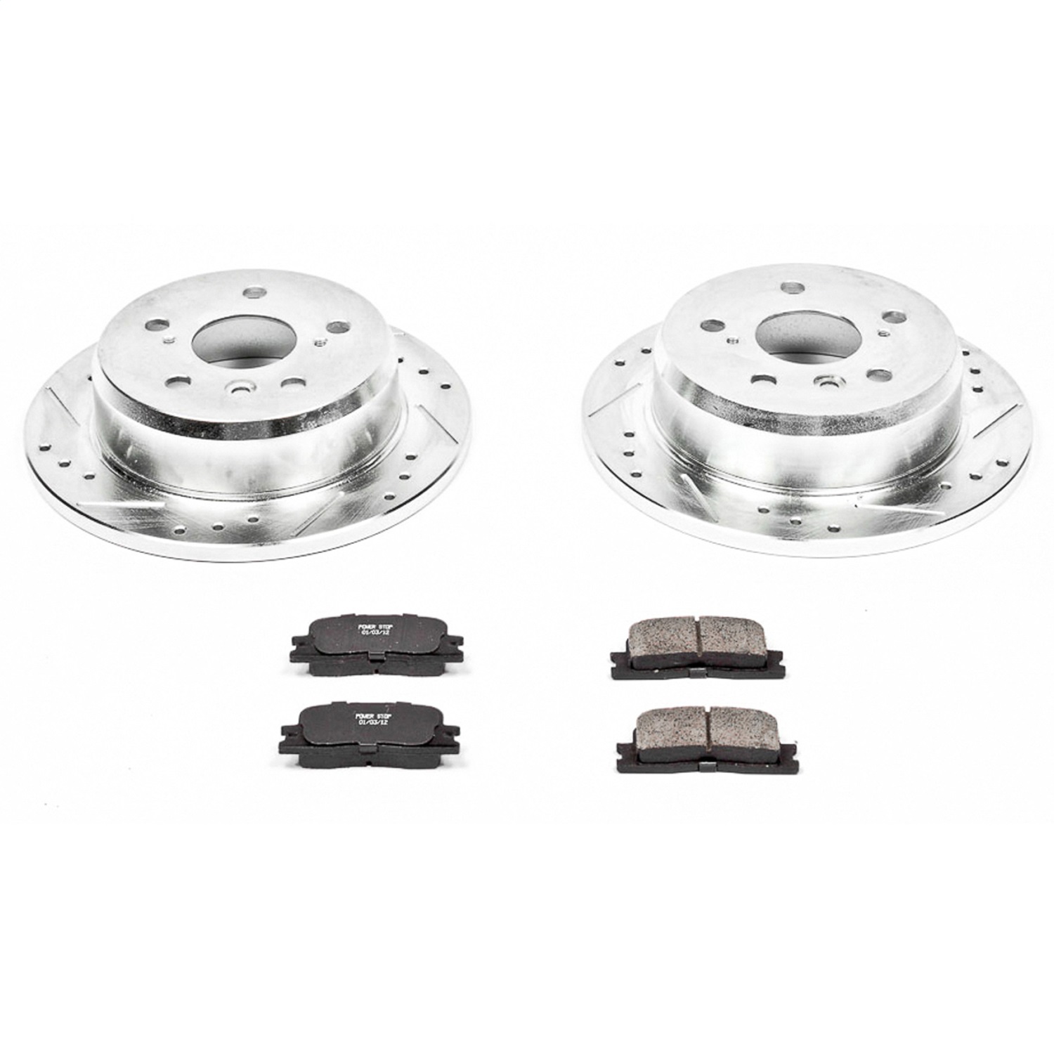 Power Stop - K2418 - Rear - Disc Brake Pad and Rotor Kit