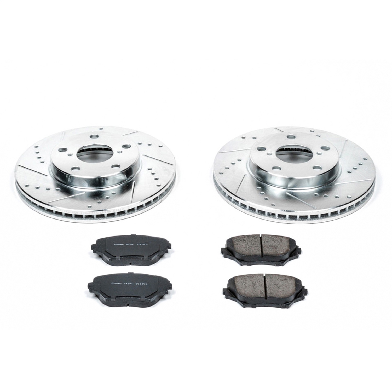Power Stop - K2419 - Front - Disc Brake Pad and Rotor Kit