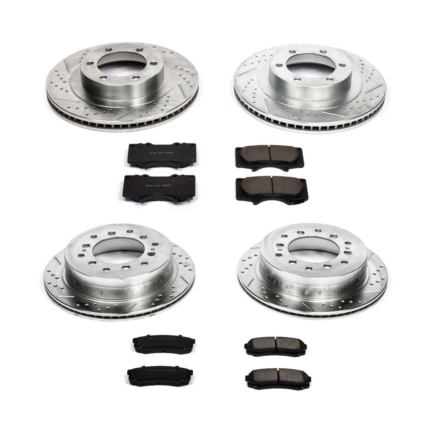 Power Stop - K2422 - Front and Rear - Disc Brake Pad and Rotor Kit