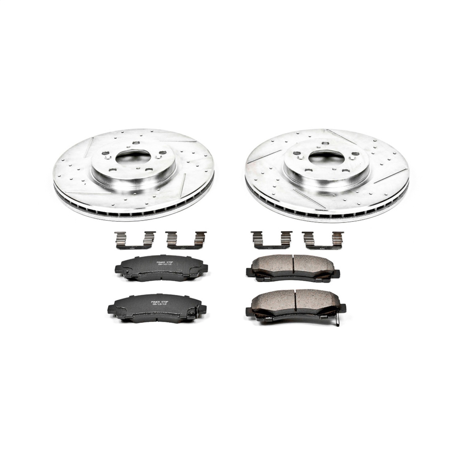 Power Stop - K2429 - Front - Disc Brake Pad and Rotor Kit