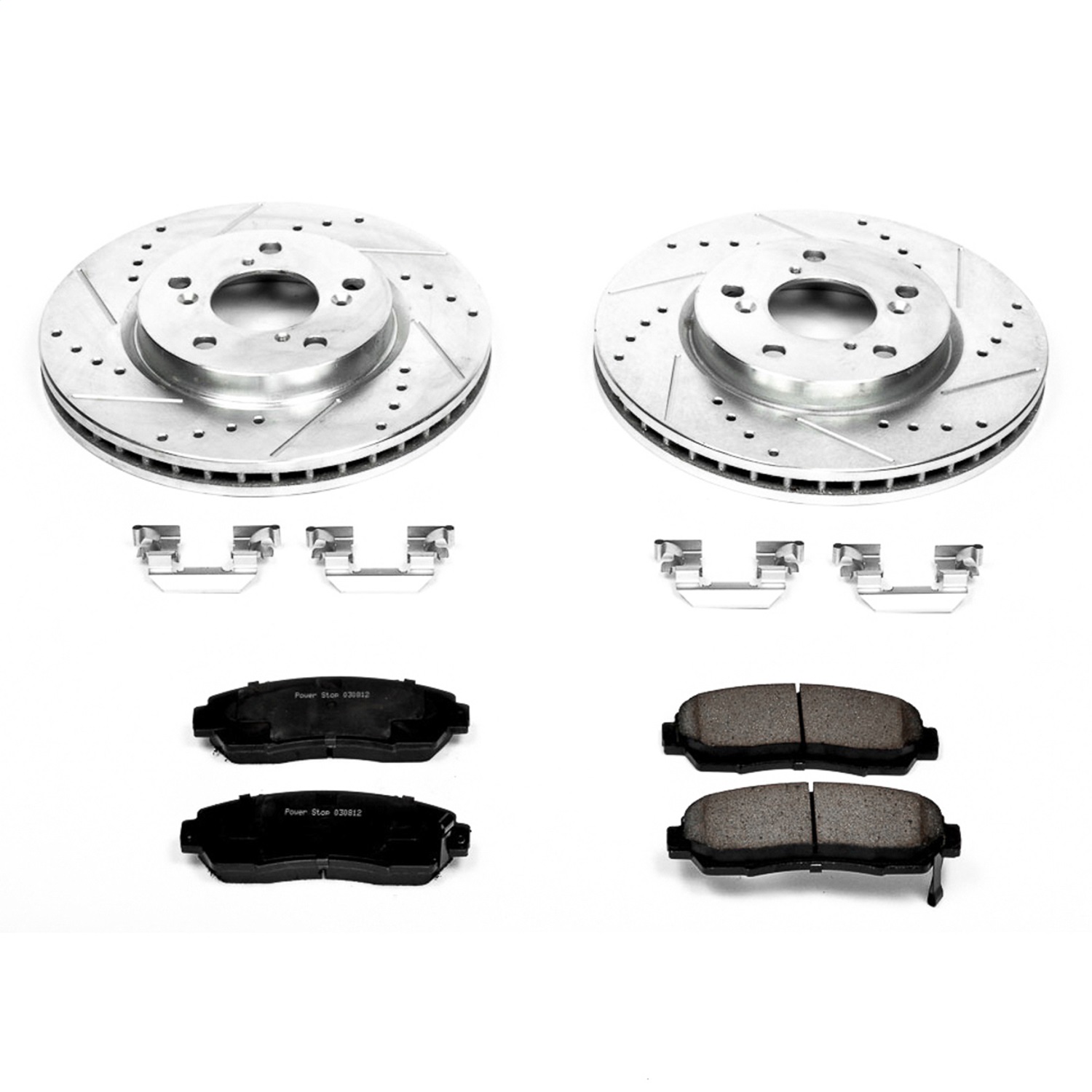 Power Stop - K2435 - Front - Disc Brake Pad and Rotor Kit