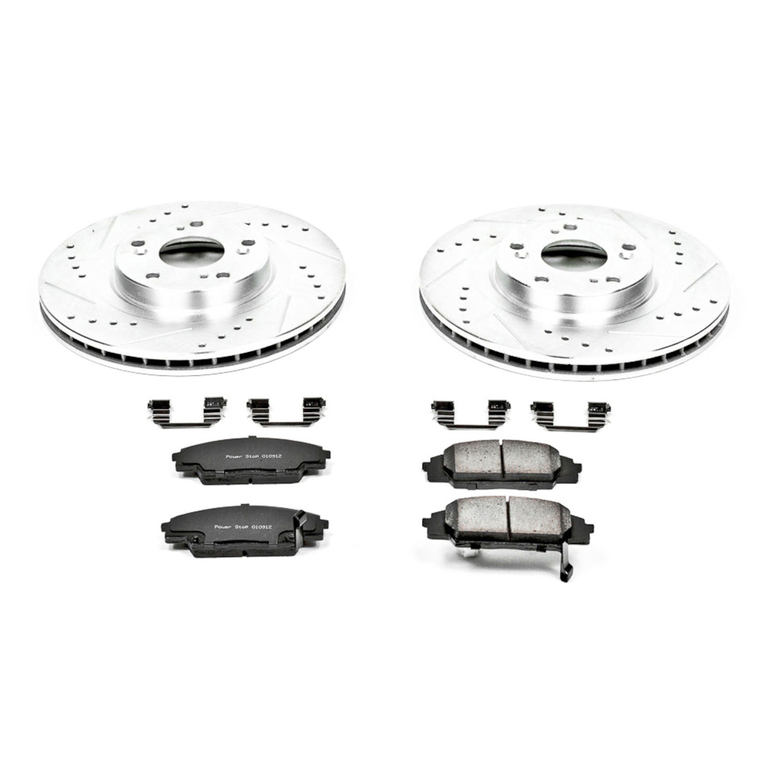 Power Stop - K2439 - Front - Disc Brake Pad and Rotor Kit