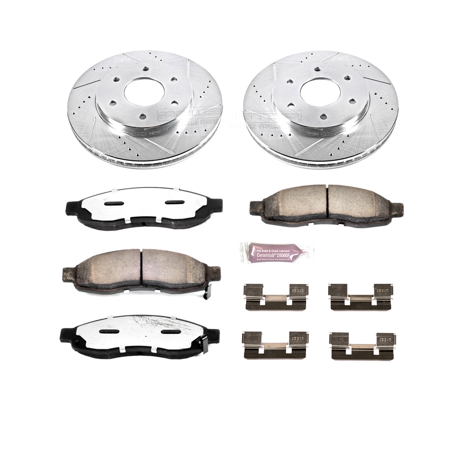 Power Stop - K2442-36 - Front - Disc Brake Pad and Rotor Kit