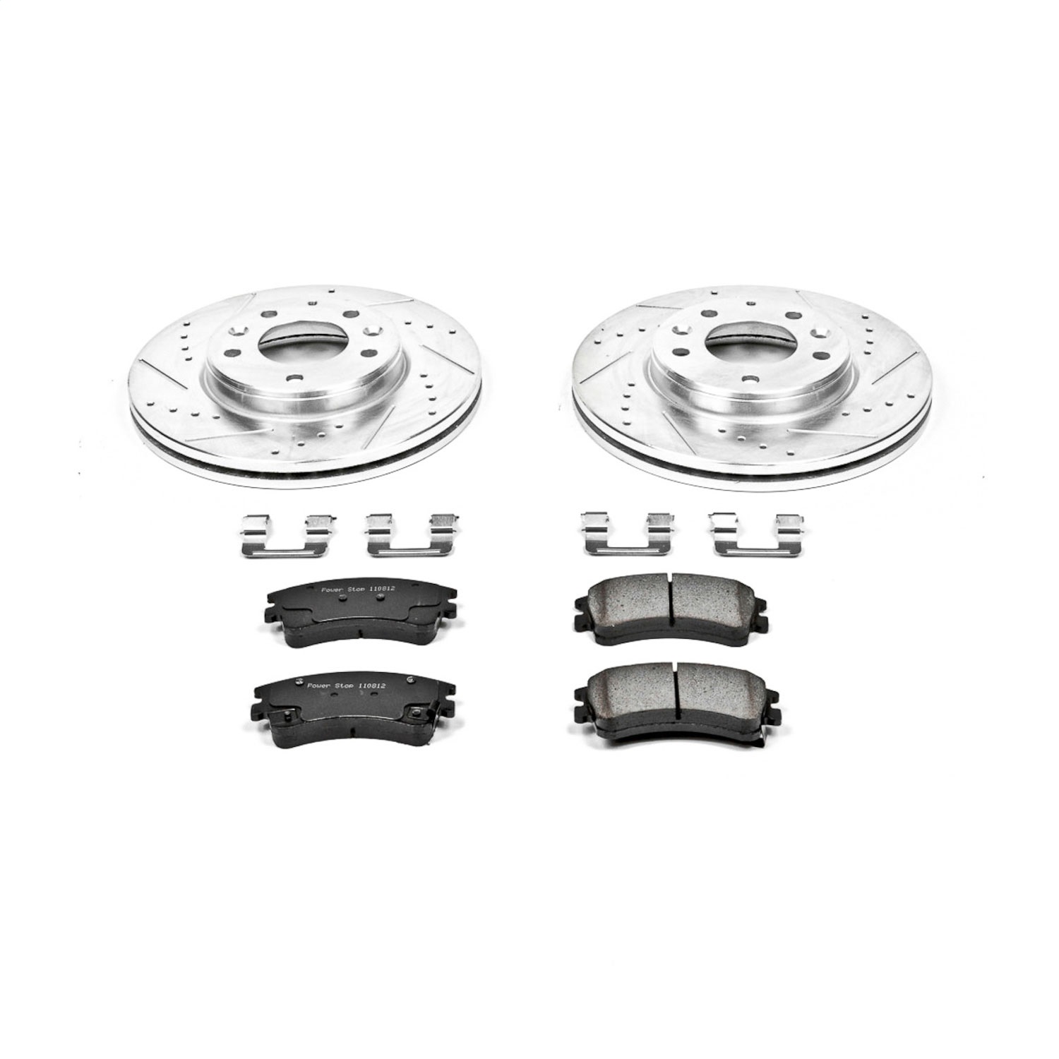 Power Stop - K2448 - Front - Disc Brake Pad and Rotor Kit