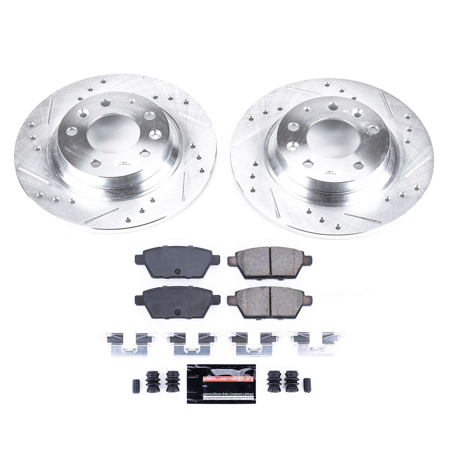 Power Stop - K2450 - Rear - Disc Brake Pad and Rotor Kit