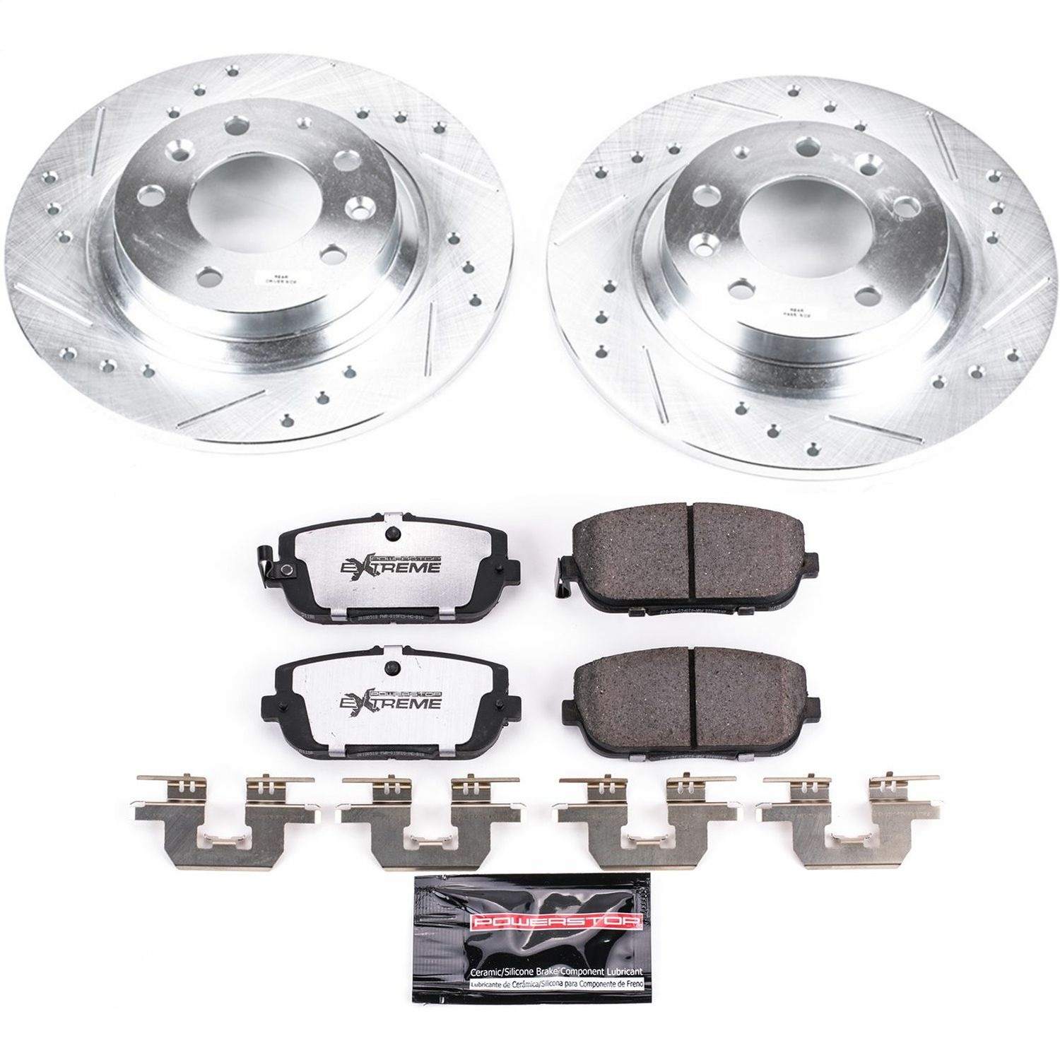 Power Stop - K2451-26 - Rear - Disc Brake Pad and Rotor Kit