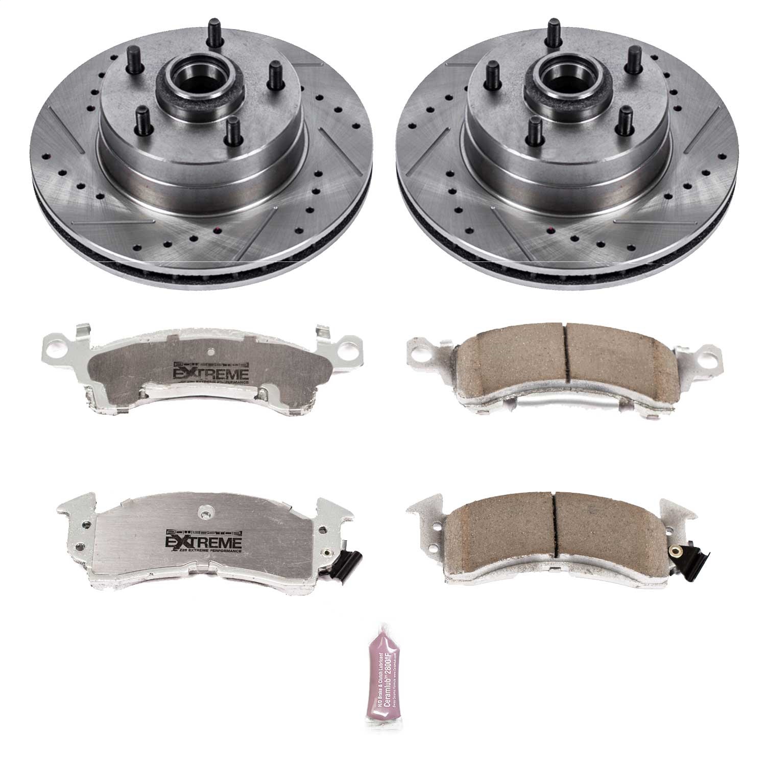 Power Stop - K2579-26 - Front - Disc Brake Pad and Rotor Kit