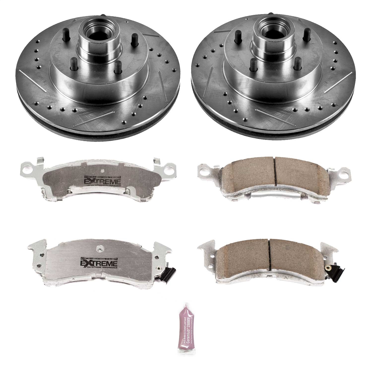 Power Stop - K2580-26 - Front - Disc Brake Pad and Rotor Kit
