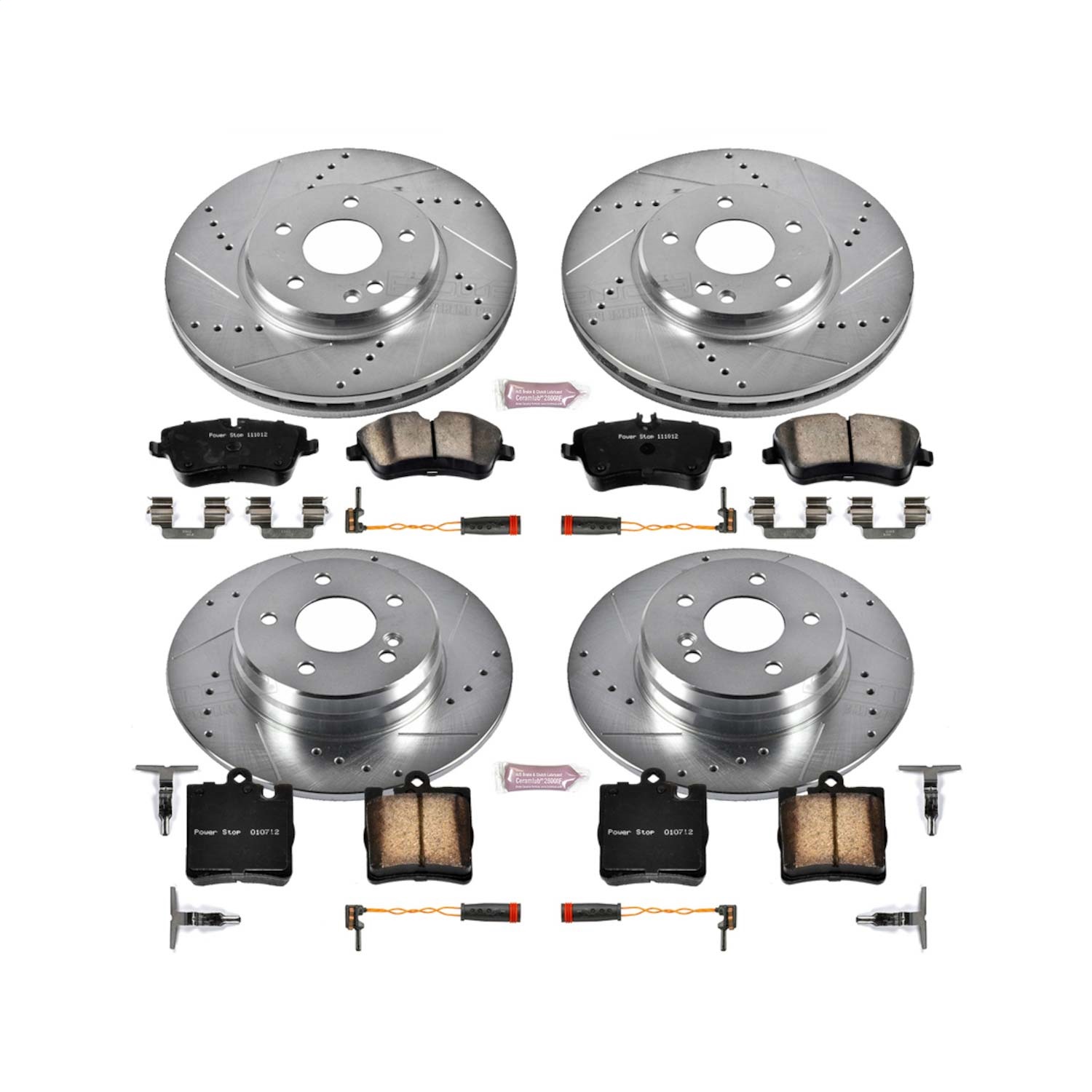 Power Stop - K2783 - Front and Rear - Disc Brake Pad and Rotor Kit
