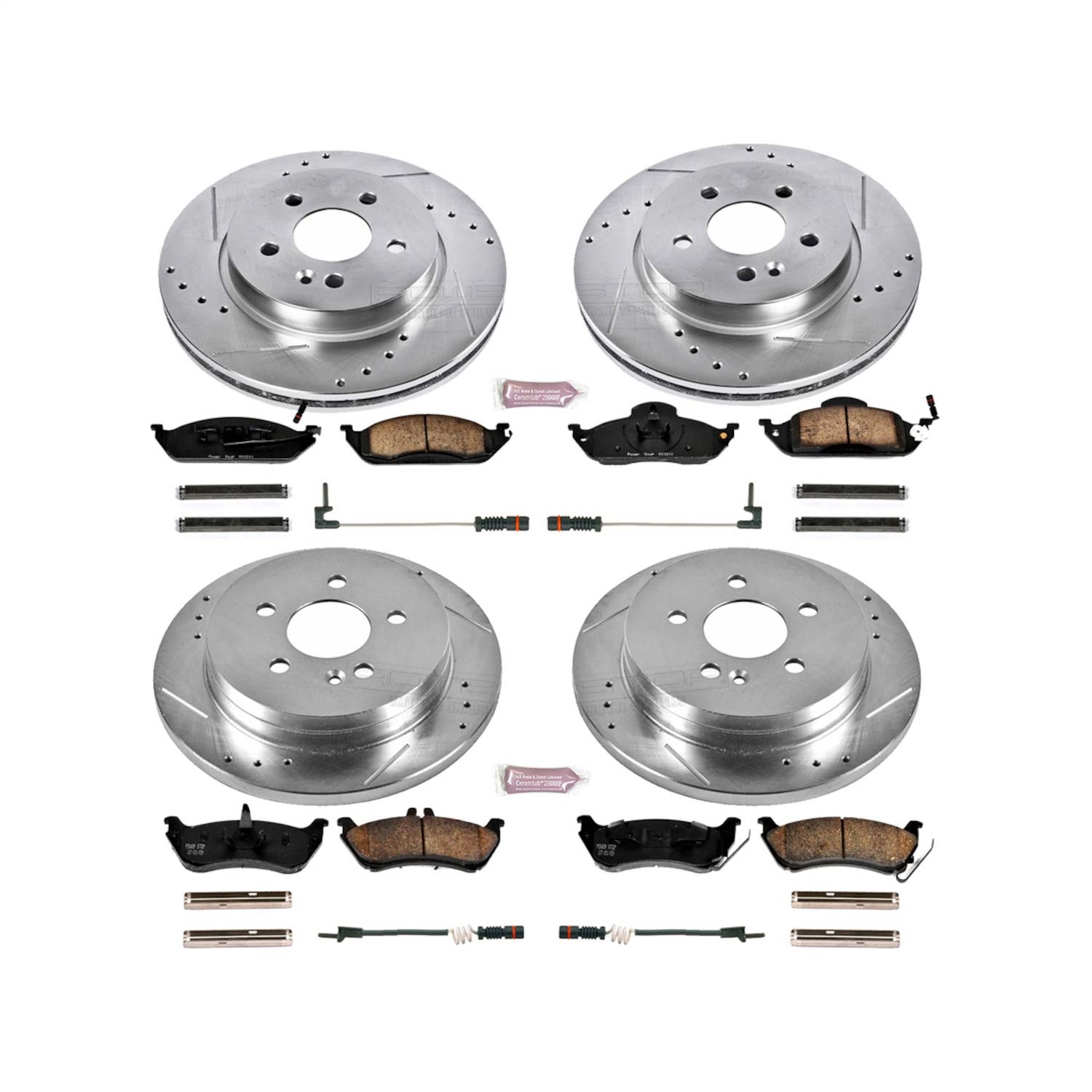 Power Stop - K2833 - Front and Rear - Disc Brake Pad and Rotor Kit