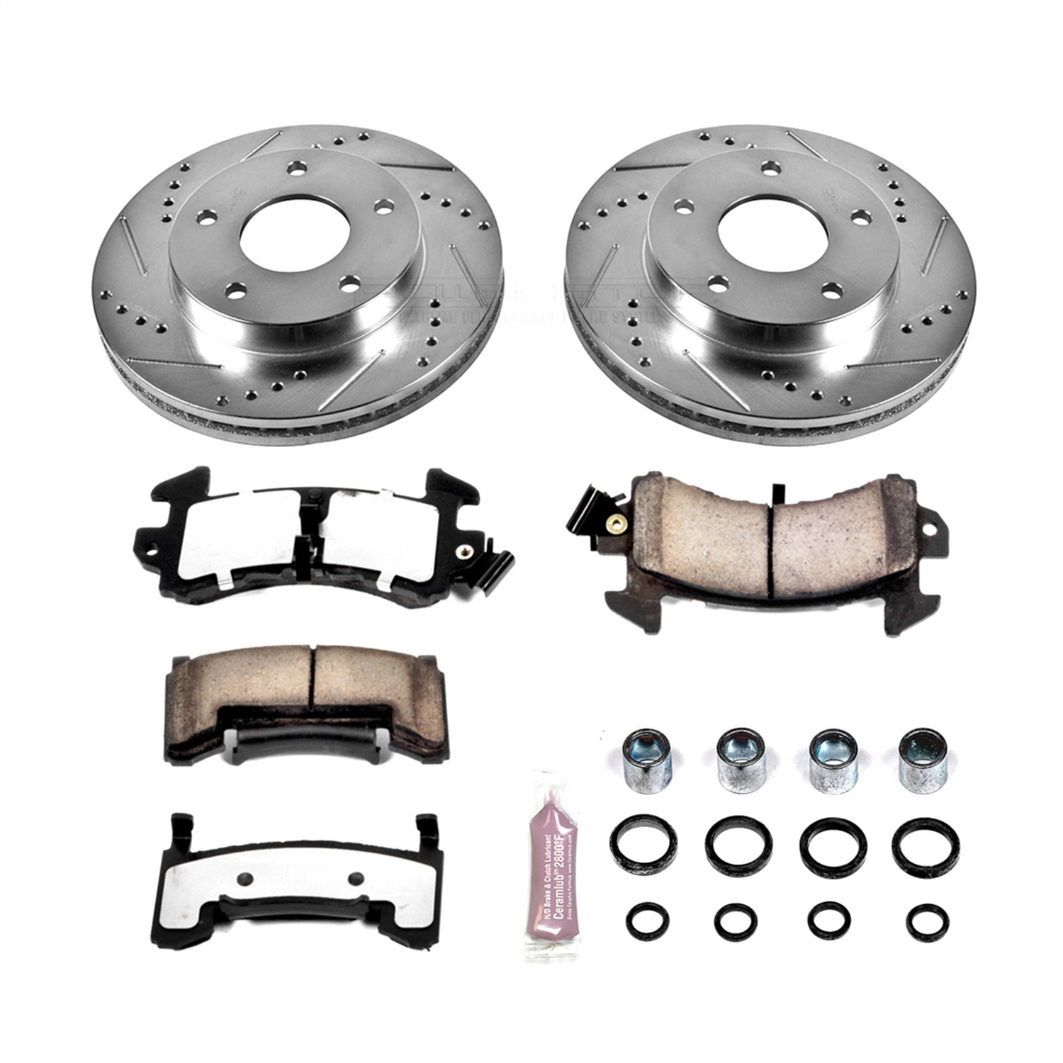 Power Stop - K2847-36 - Front and Rear - Disc Brake Pad and Rotor Kit