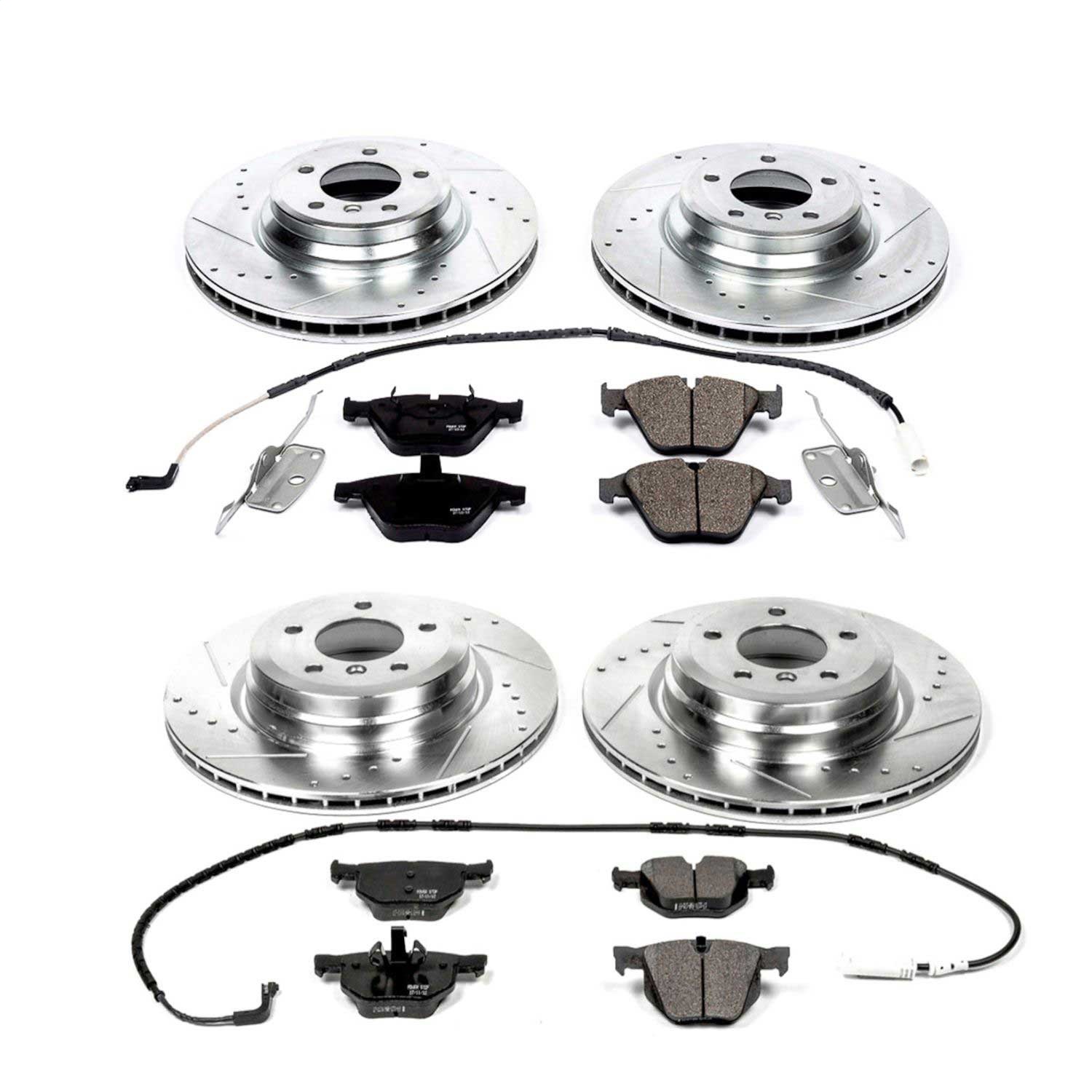 Power Stop - K2883 - Front and Rear - Disc Brake Pad and Rotor Kit