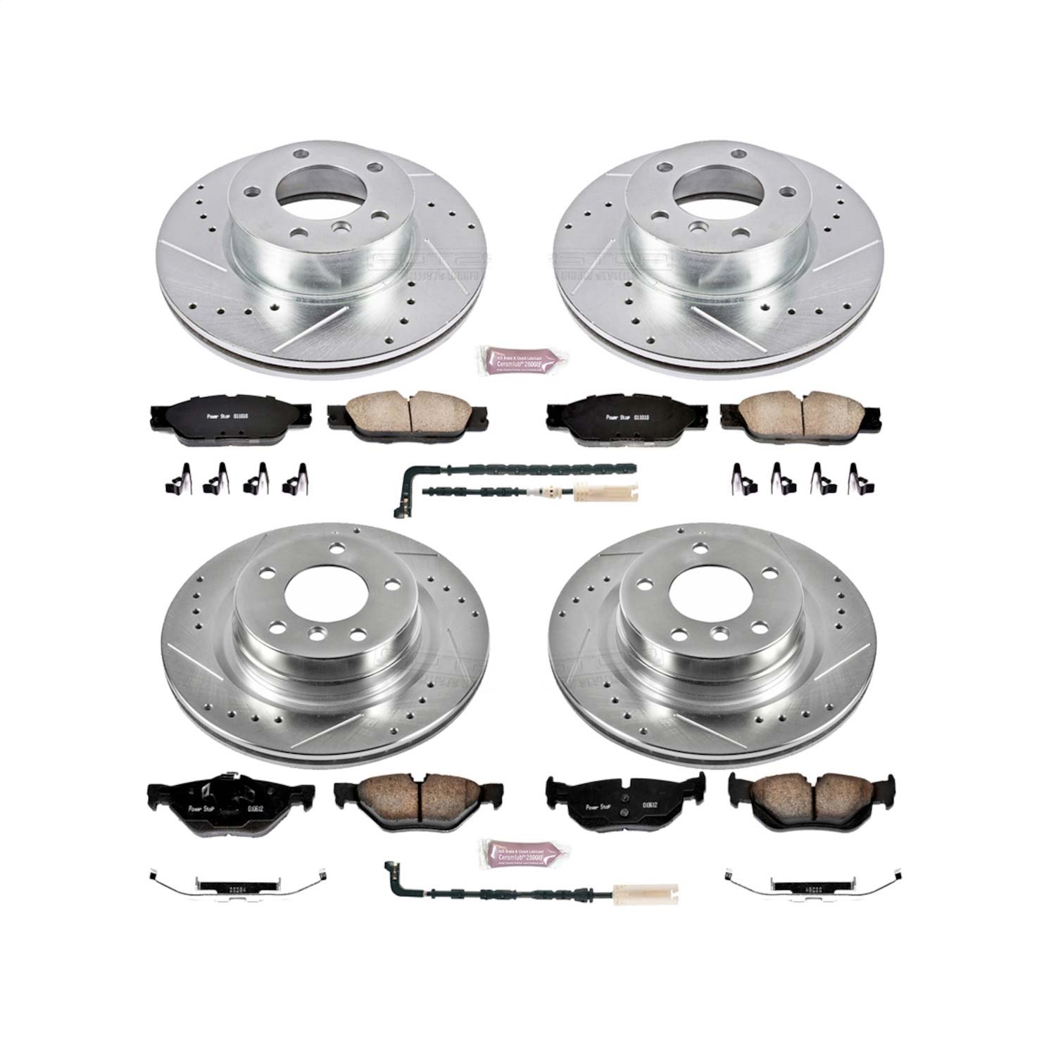 Power Stop - K2890 - Front and Rear - Disc Brake Pad and Rotor Kit