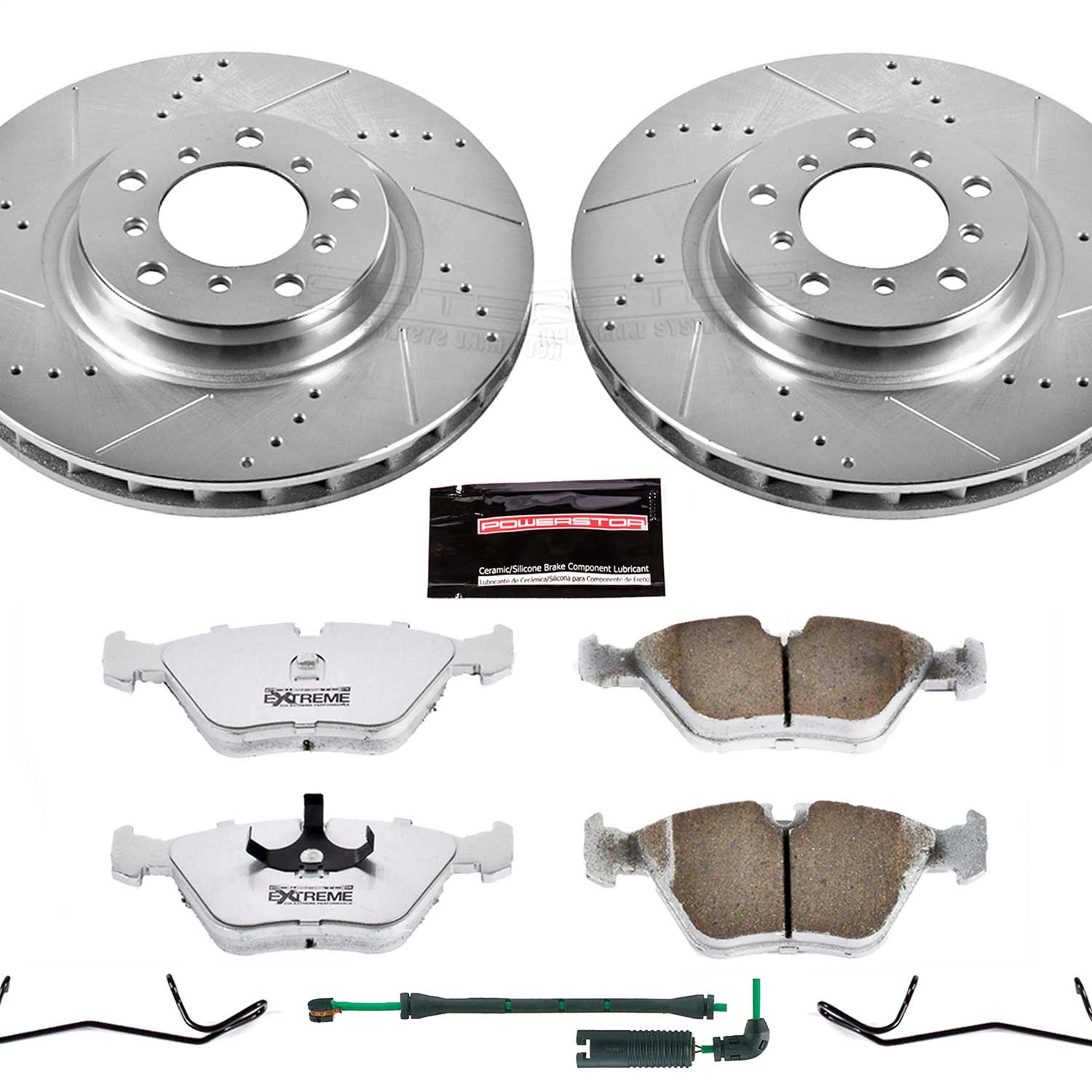 Power Stop - K2903-26 - Front - Disc Brake Pad and Rotor Kit