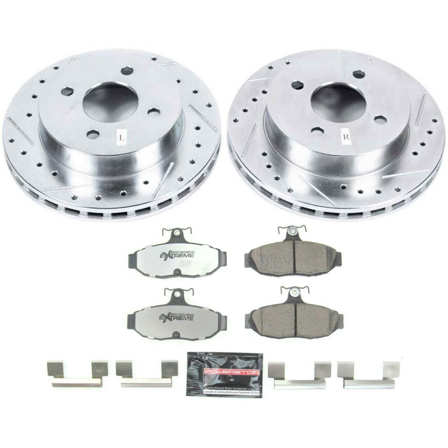 Power Stop - K2906-26 - Rear - Disc Brake Pad and Rotor Kit