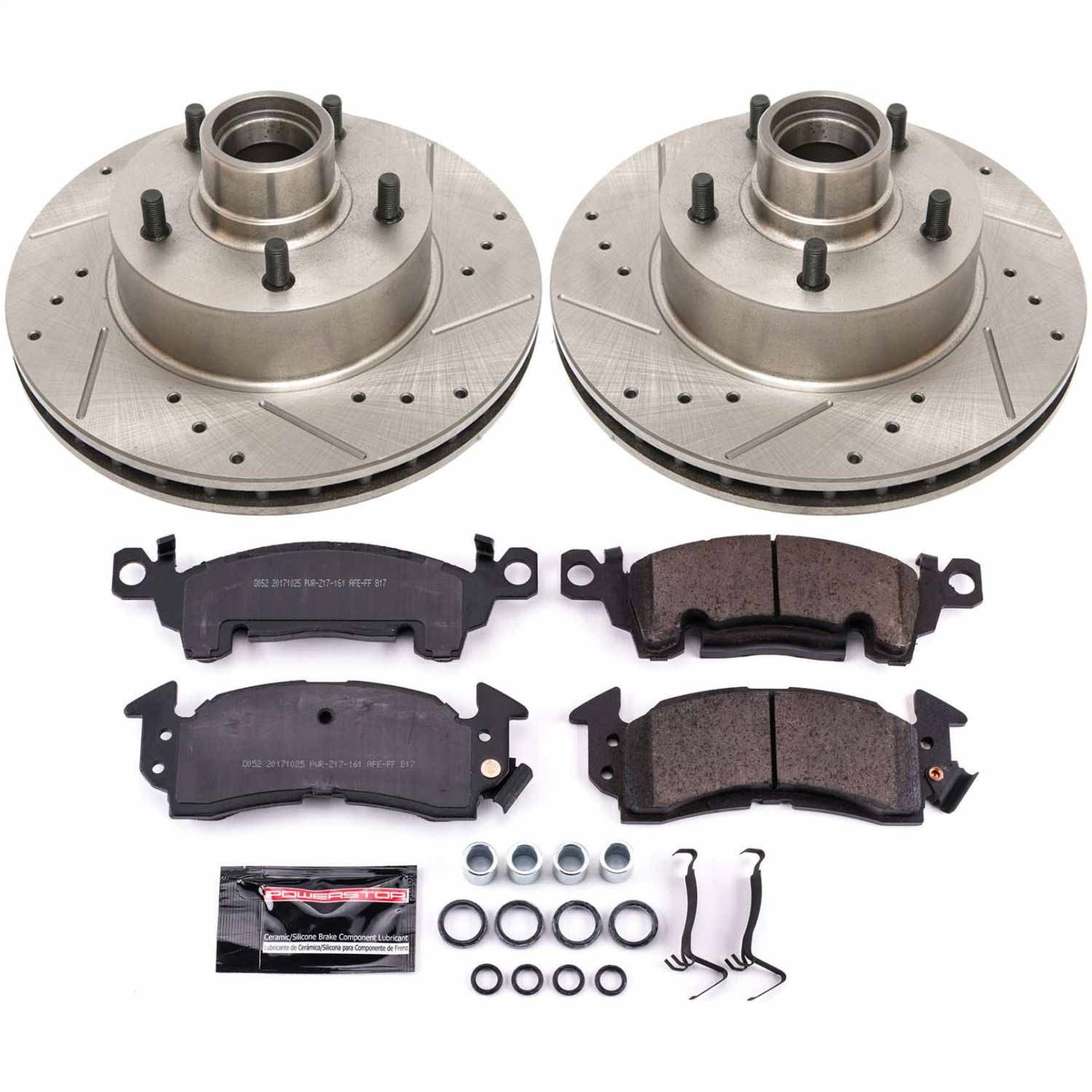 Power Stop - K2908 - Front - Disc Brake Pad and Rotor Kit