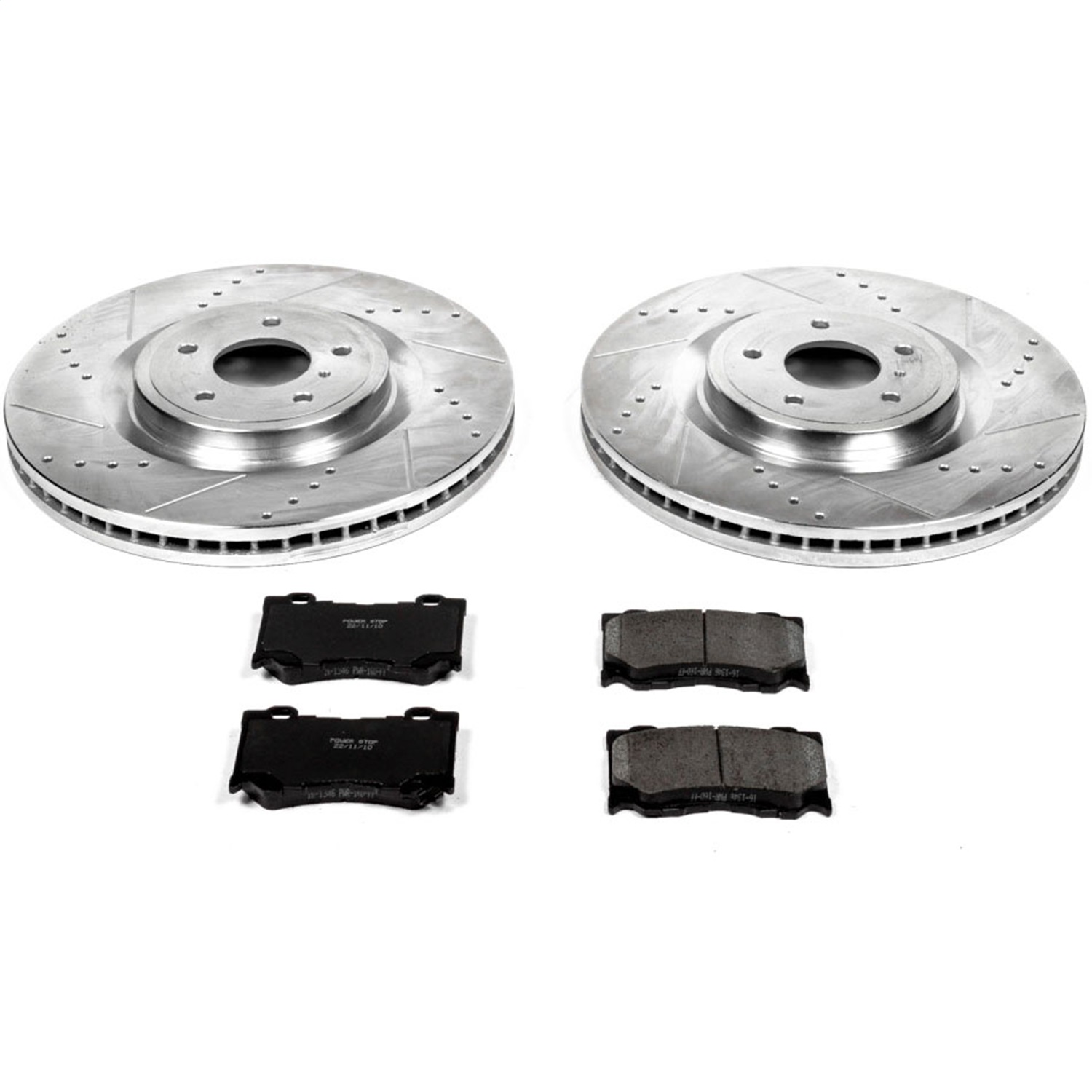 Power Stop - K2915 - Front - Disc Brake Pad and Rotor Kit