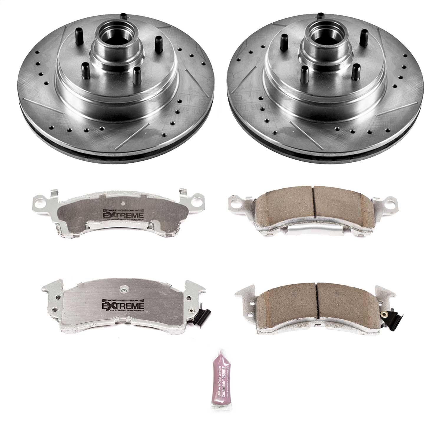 Power Stop - K2936-26 - Front - Disc Brake Pad and Rotor Kit