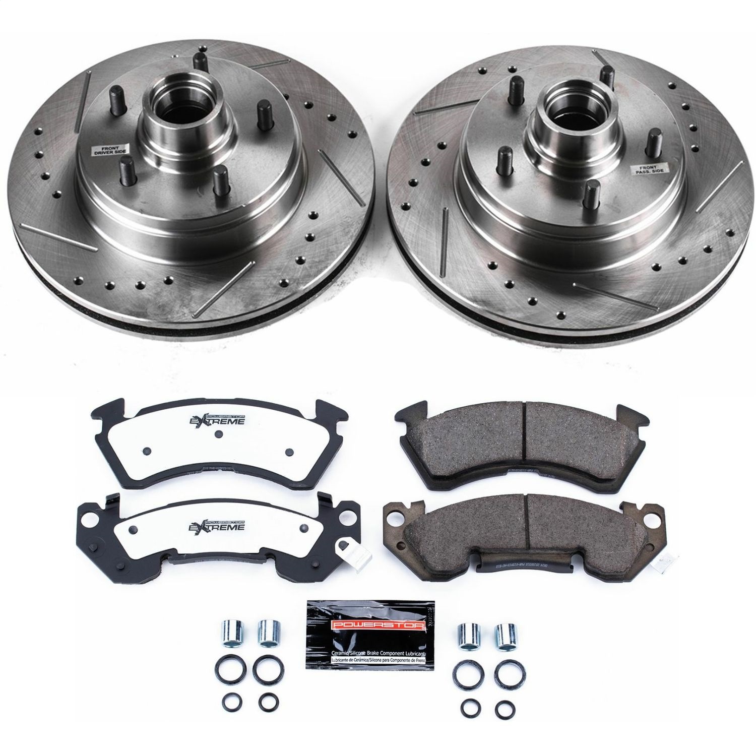 Power Stop - K2937-26 - Front - Disc Brake Pad and Rotor Kit