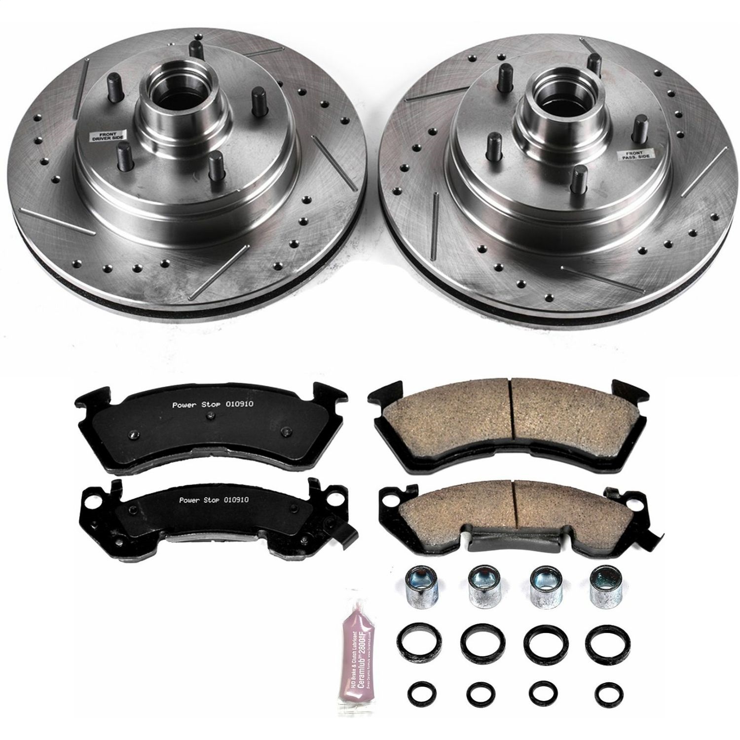 Power Stop - K2937 - Front - Disc Brake Pad and Rotor Kit
