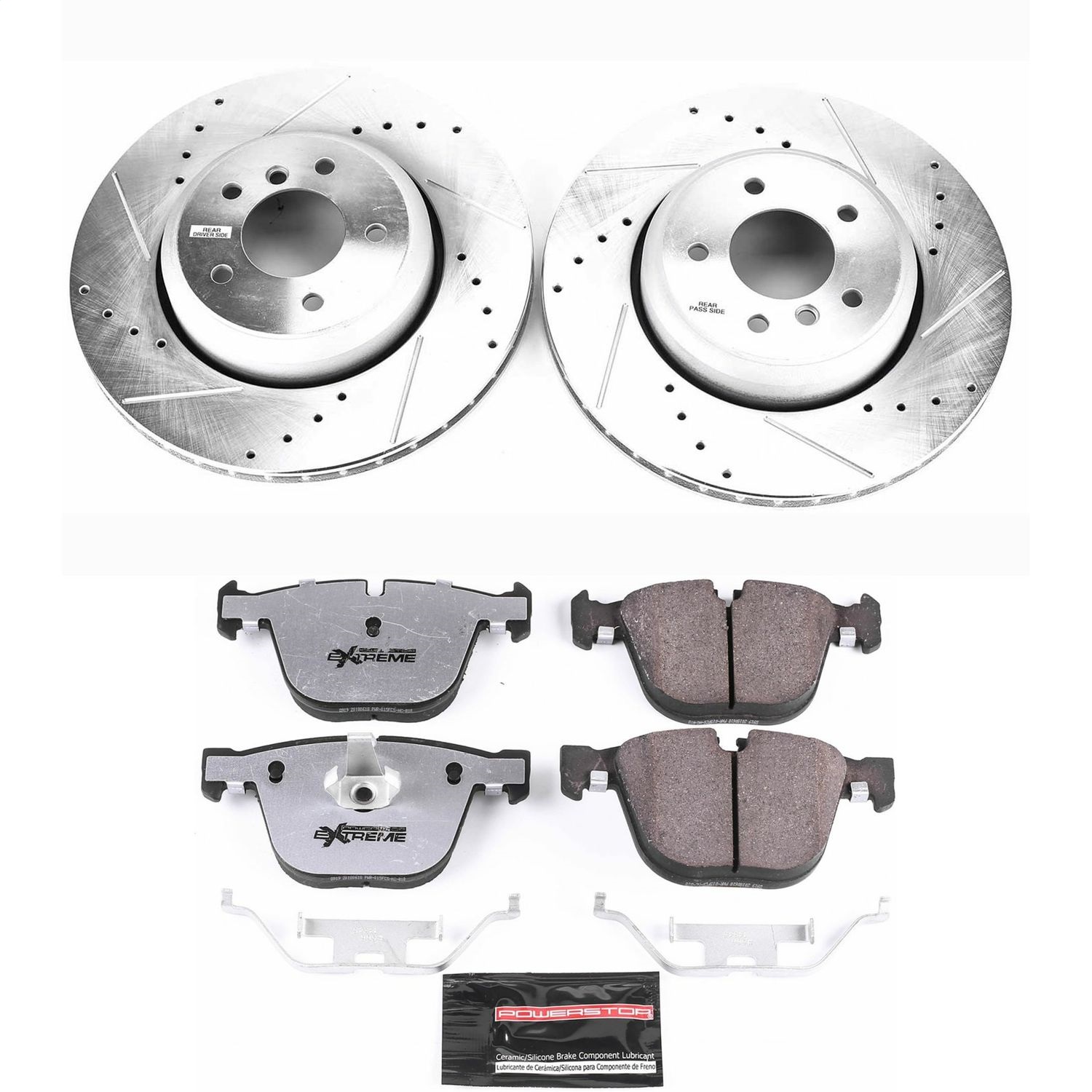 Power Stop - K2940-26 - Rear - Disc Brake Pad and Rotor Kit
