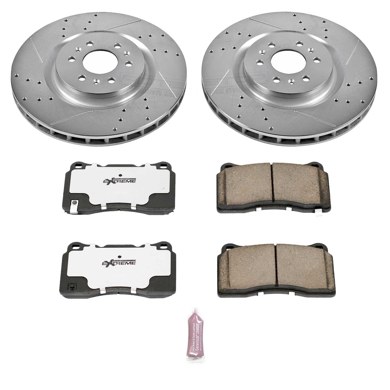 Power Stop - K2944-26 - Front - Disc Brake Pad and Rotor Kit