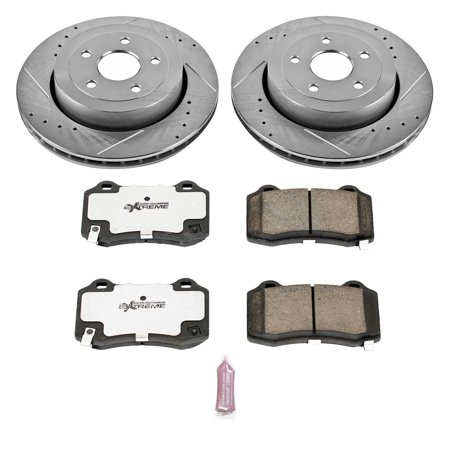 Power Stop - K2949-26 - Rear - Disc Brake Pad and Rotor Kit