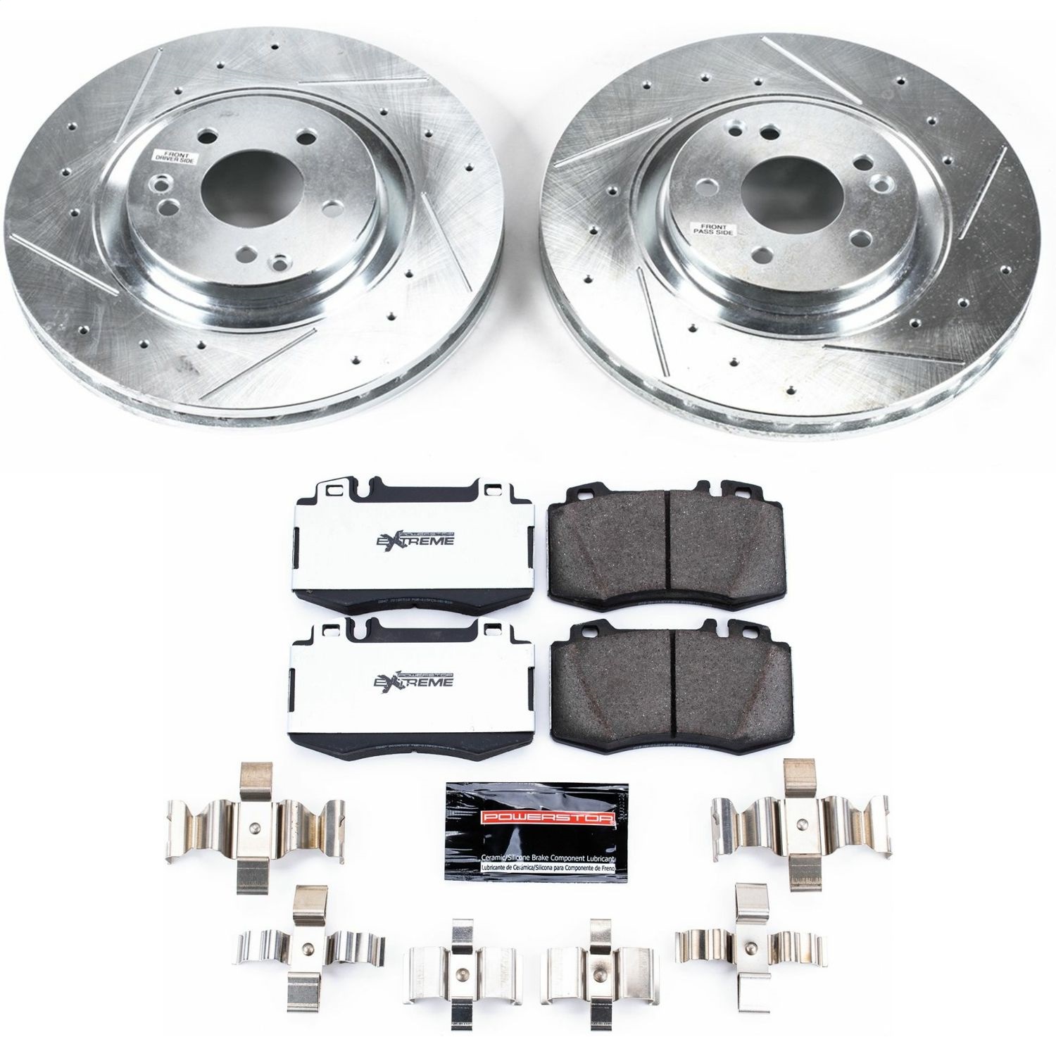 Power Stop - K2950-26 - Front - Disc Brake Pad and Rotor Kit