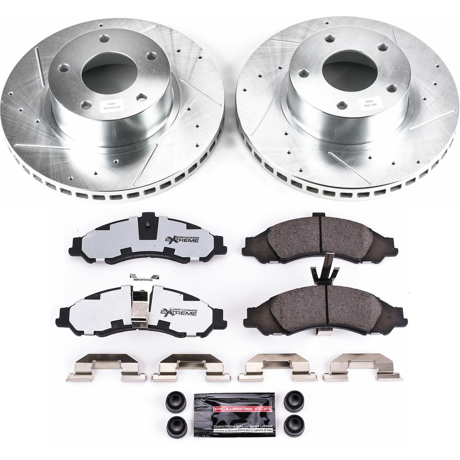 Power Stop - K2965-26 - Front - Disc Brake Pad and Rotor Kit