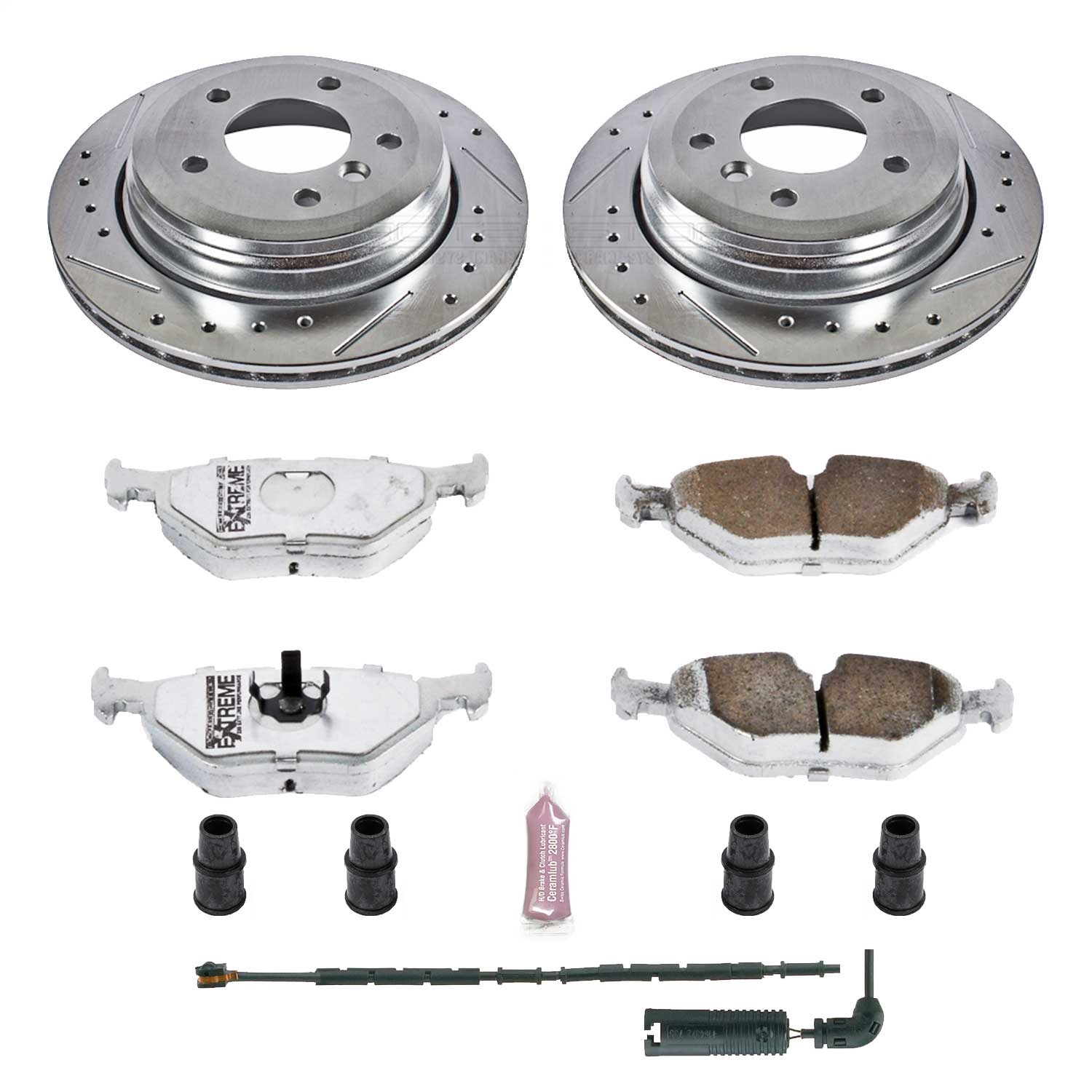 Power Stop - K2970-26 - Rear - Disc Brake Pad and Rotor Kit
