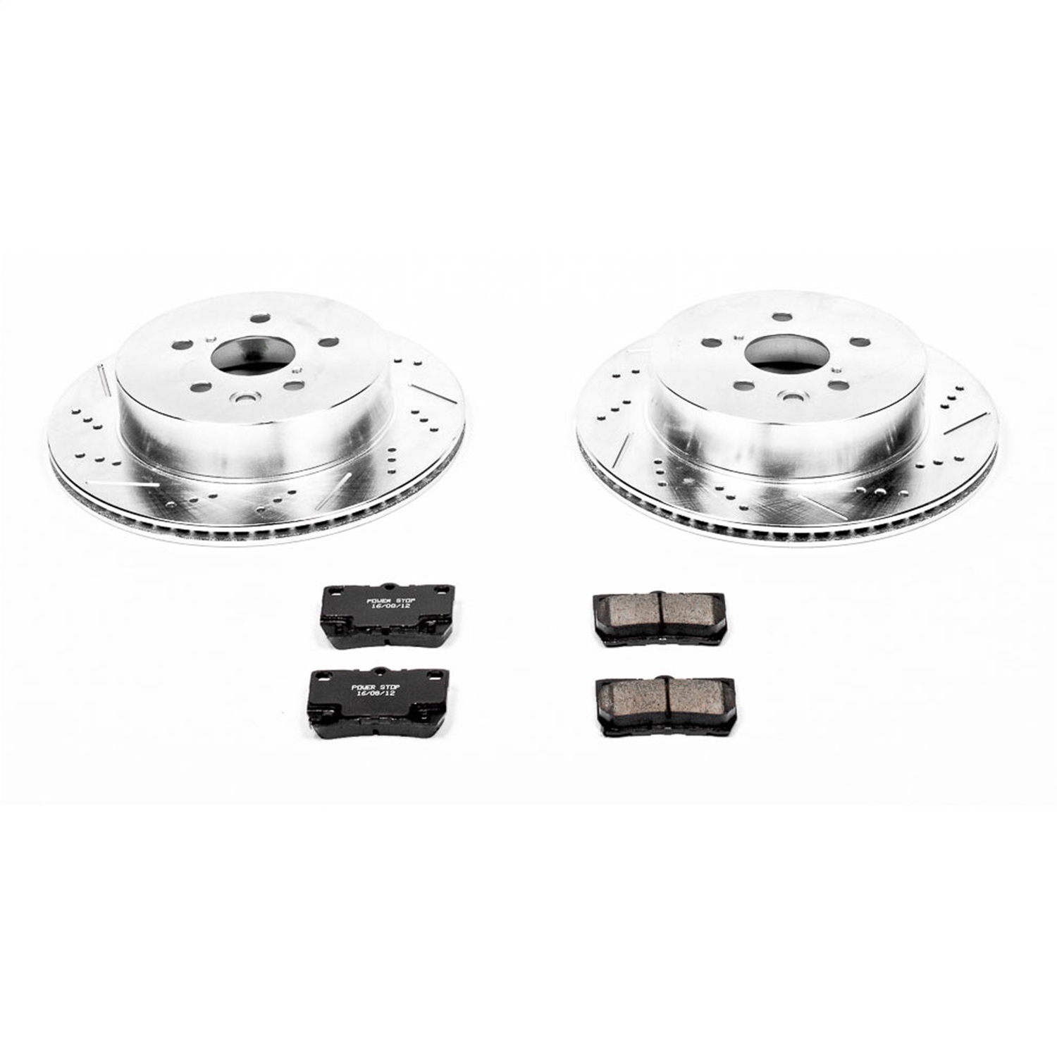 Power Stop - K2977 - Rear - Disc Brake Pad and Rotor Kit