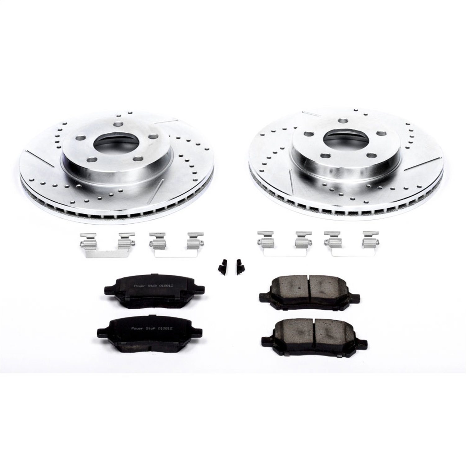 Power Stop - K2983 - Front - Disc Brake Pad and Rotor Kit