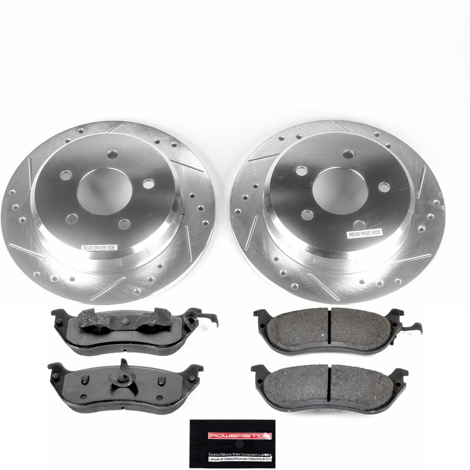 Power Stop - K2984-36 - Rear - Disc Brake Pad and Rotor Kit