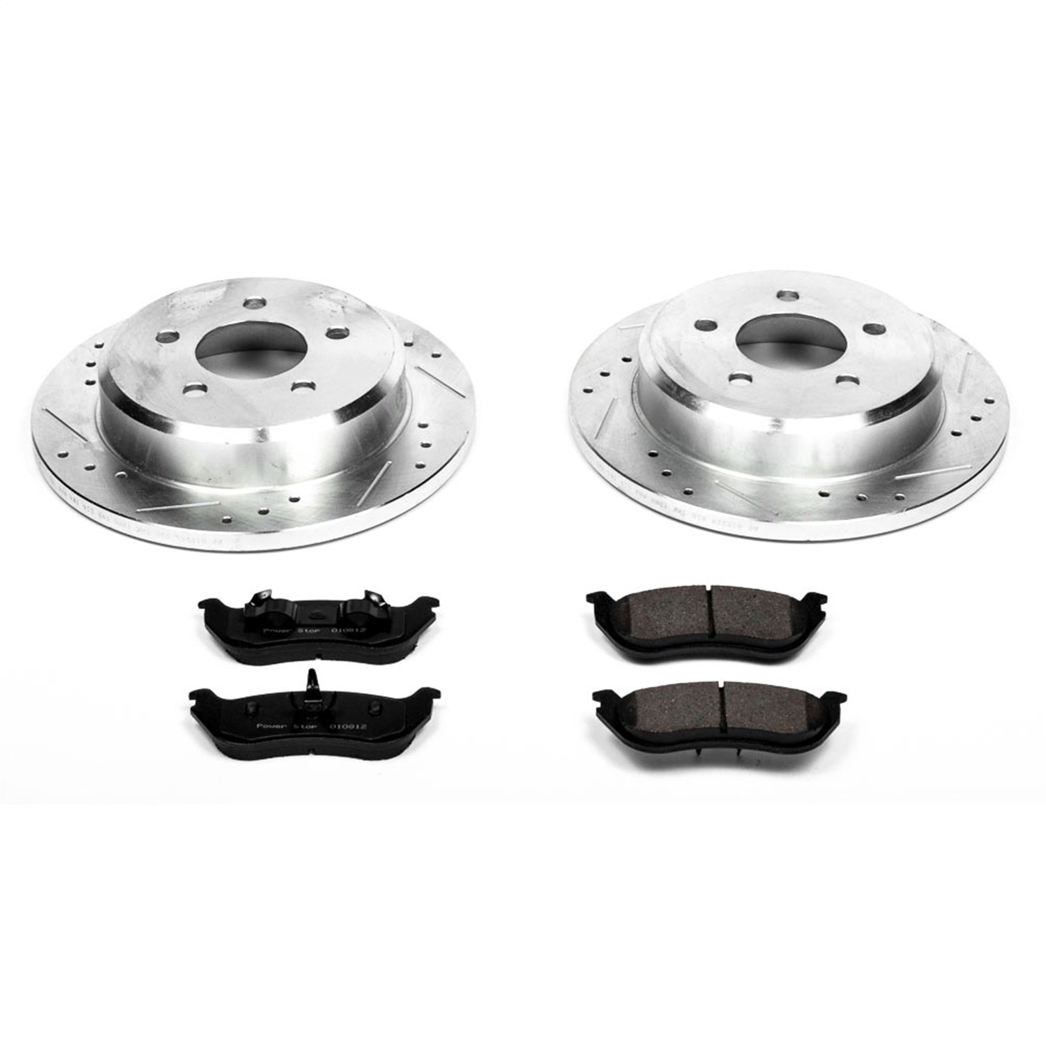 Power Stop - K2984 - Rear - Disc Brake Pad and Rotor Kit