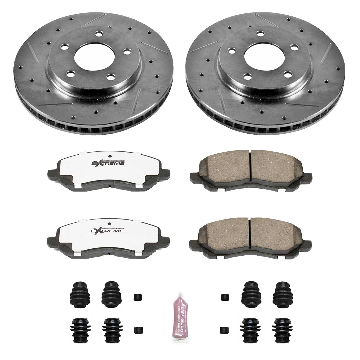 Power Stop - K2992-26 - Front - Disc Brake Pad and Rotor Kit