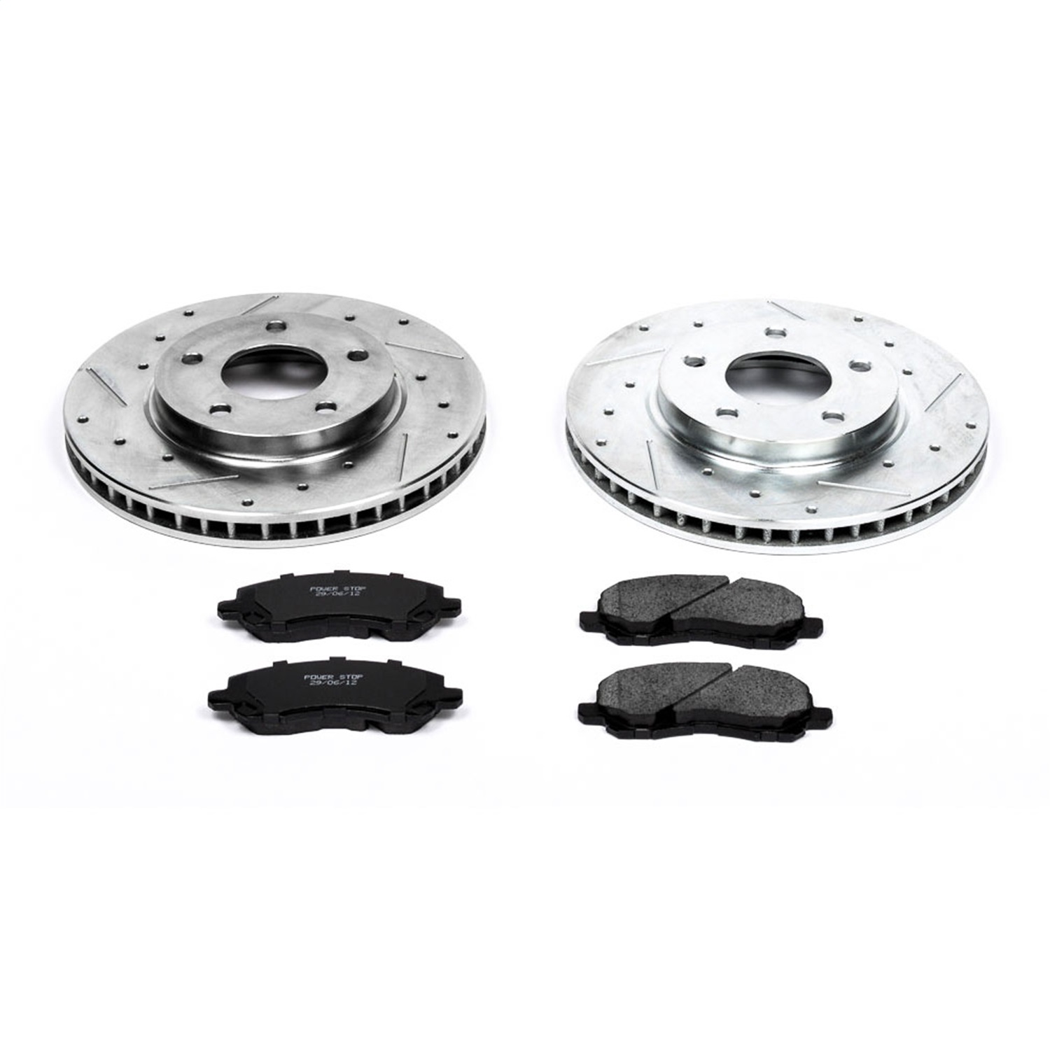 Power Stop - K2992 - Front - Disc Brake Pad and Rotor Kit